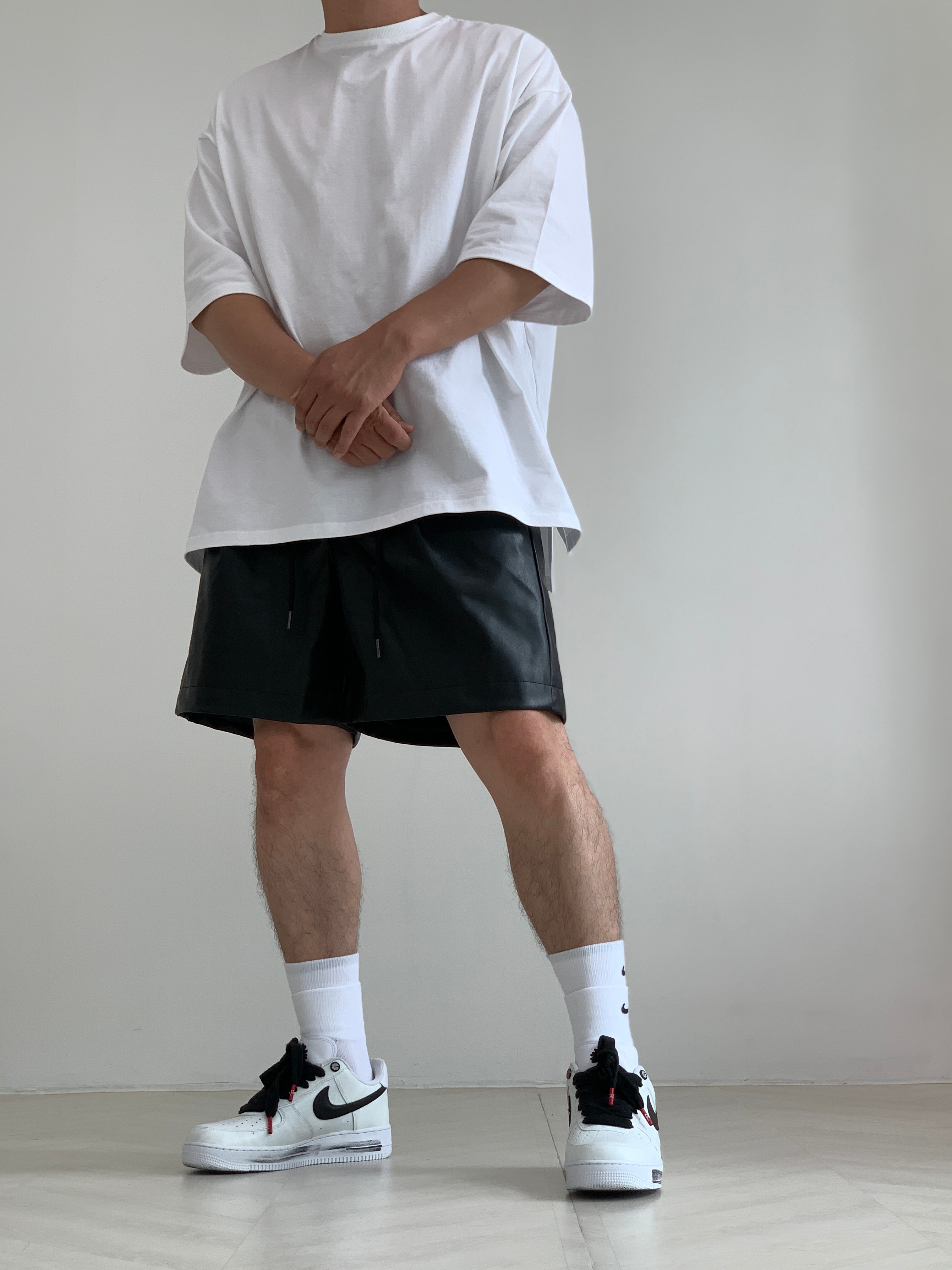 Nike x Peaceminusone Air Force 1 Low Para-Noise 2.0, Nike x Matthew M Williams NRG Socks White 착용 스타일