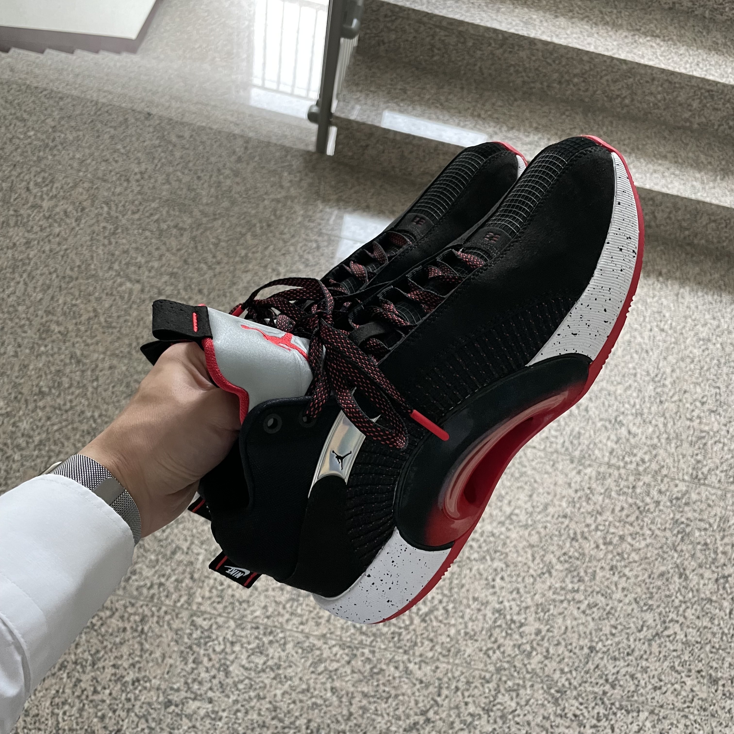 Jordan XXXV PF Bred 착용 스타일
