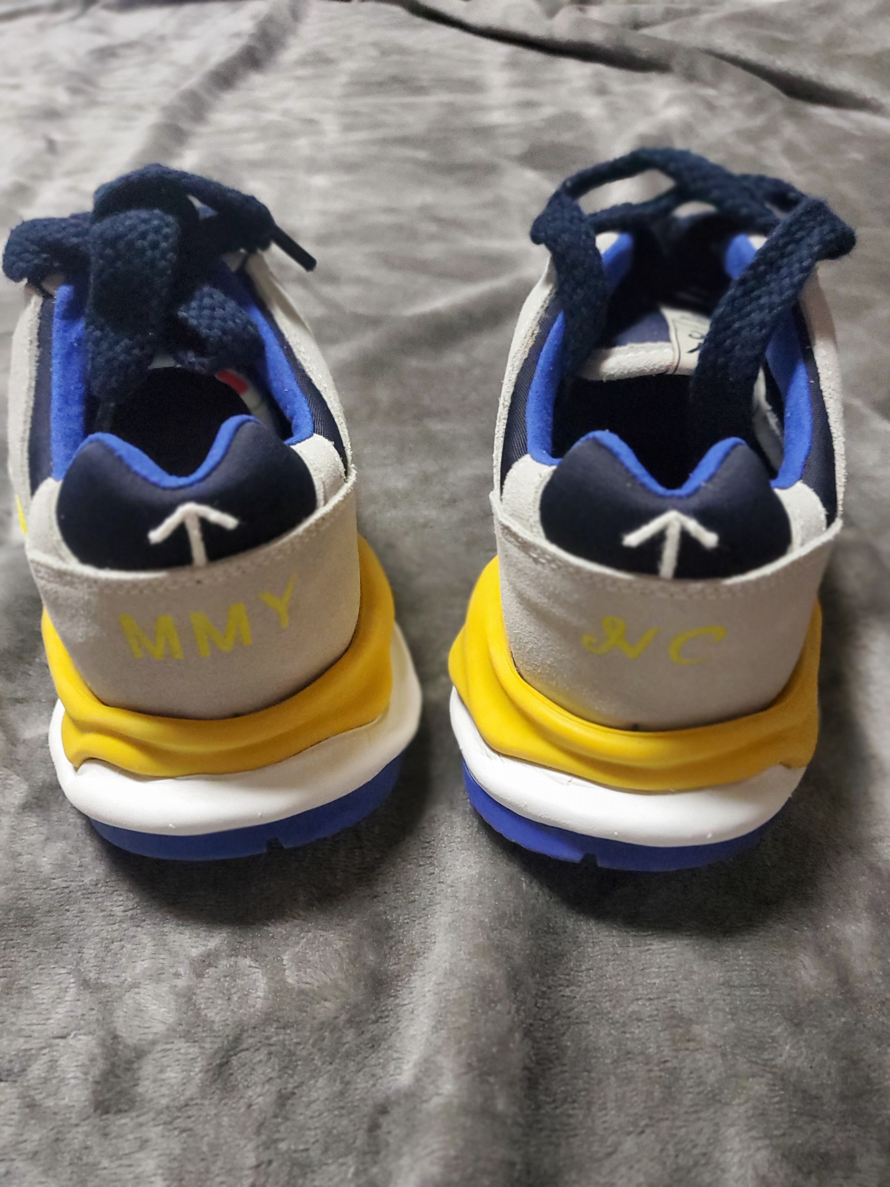 Maison Mihara Yasuhiro x Nigel Cabourn FR Army Sneakers Navy 착용 스타일 - 5