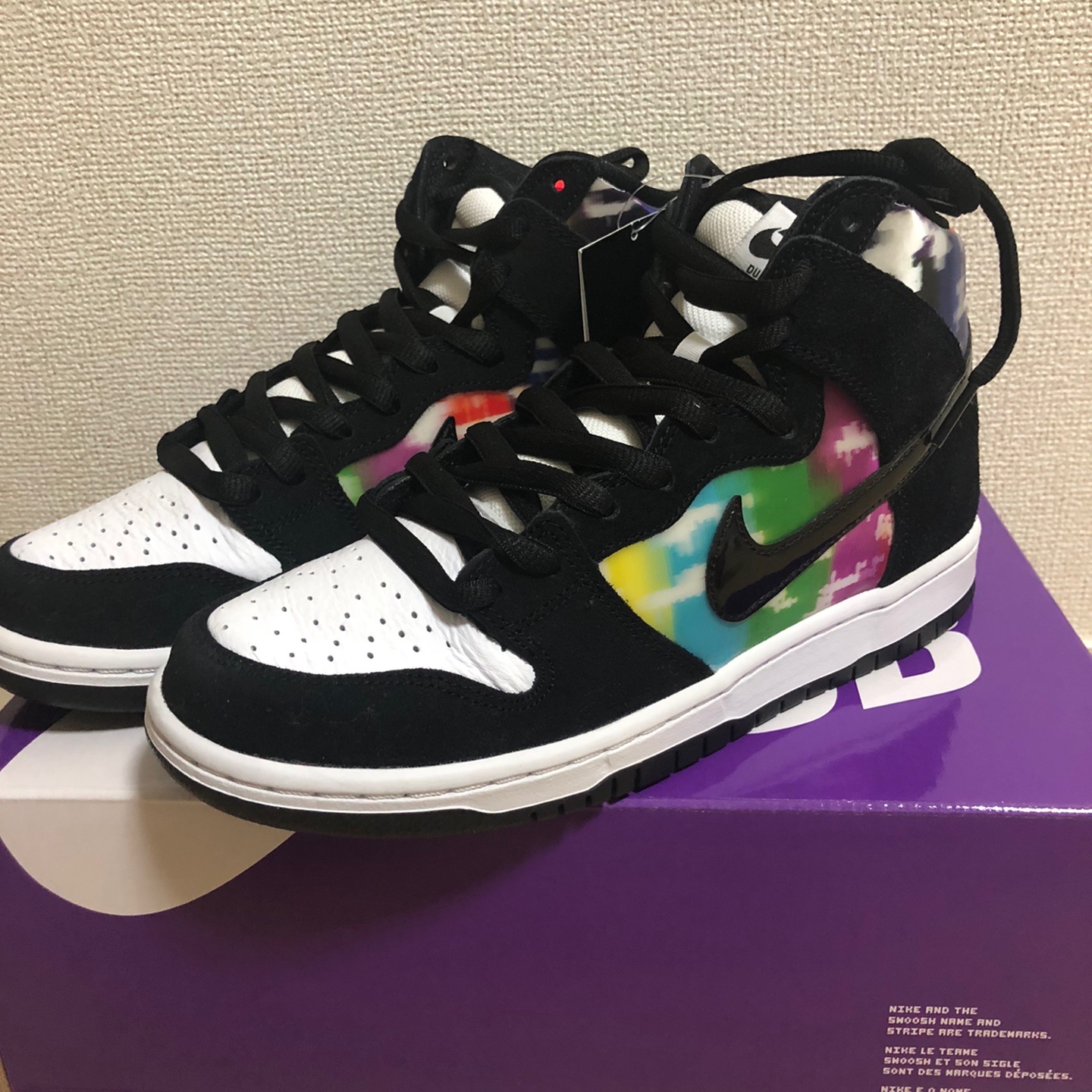 Nike SB Dunk High Pro Test Pattern 착용 스타일 - 1