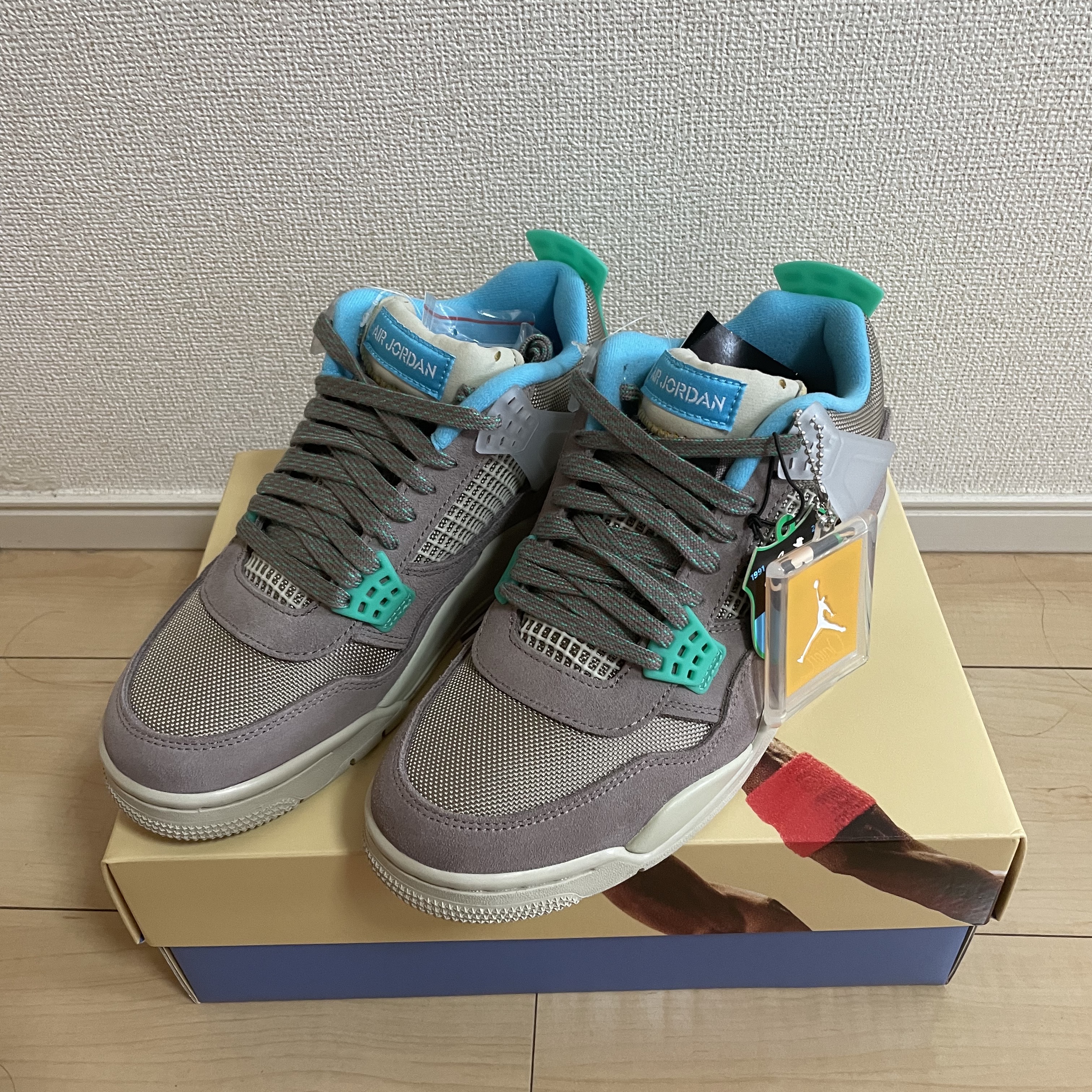 Jordan 4 x Union Retro SP Taupe Haze 착용 스타일 - 1
