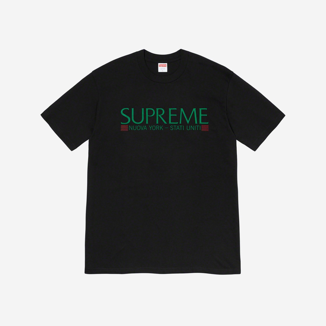 Supreme Nuova York T-Shirt Black - 20FW 상세 이미지 1