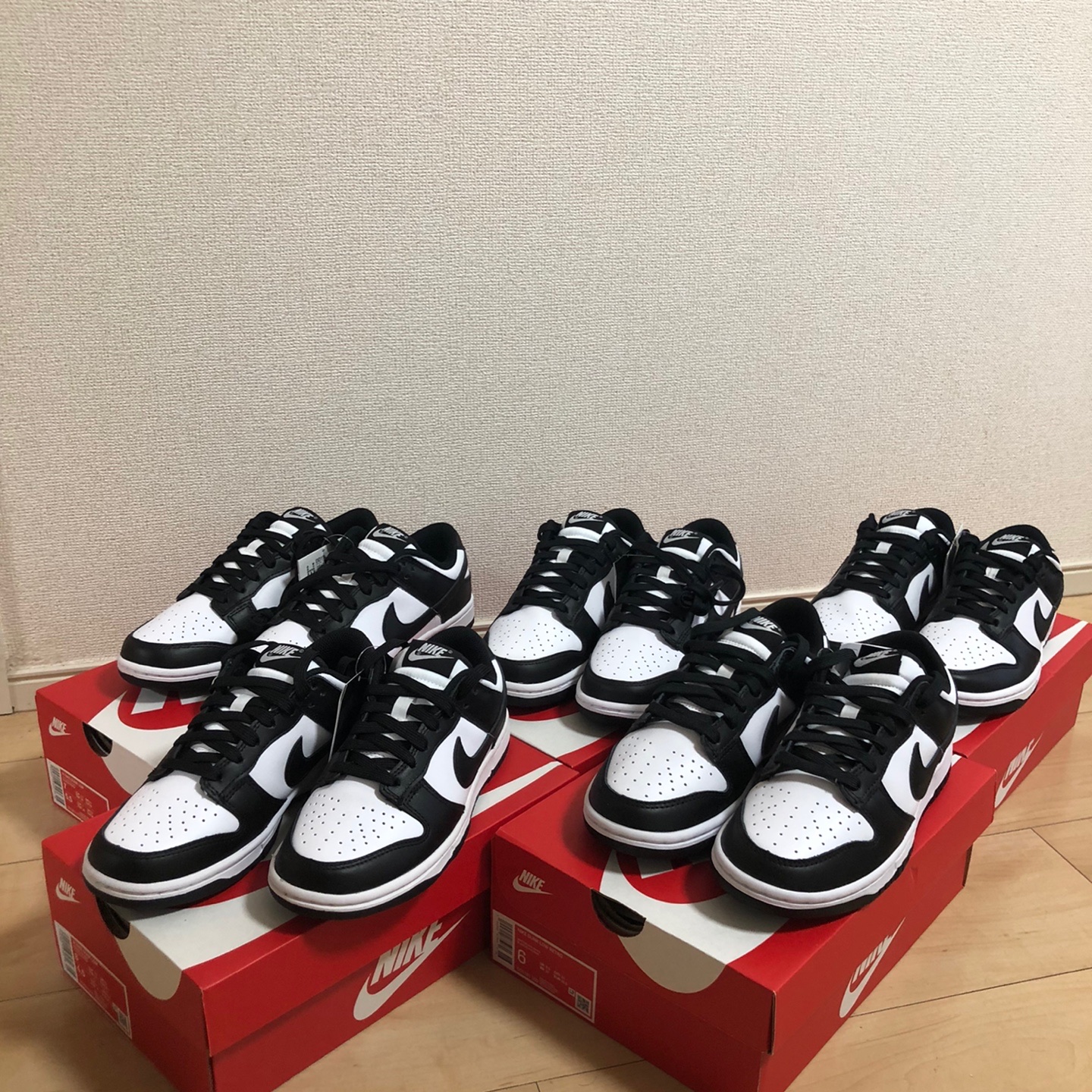 Nike Dunk Low Retro Black, (W) Nike Dunk Low Black 착용 스타일 - 1