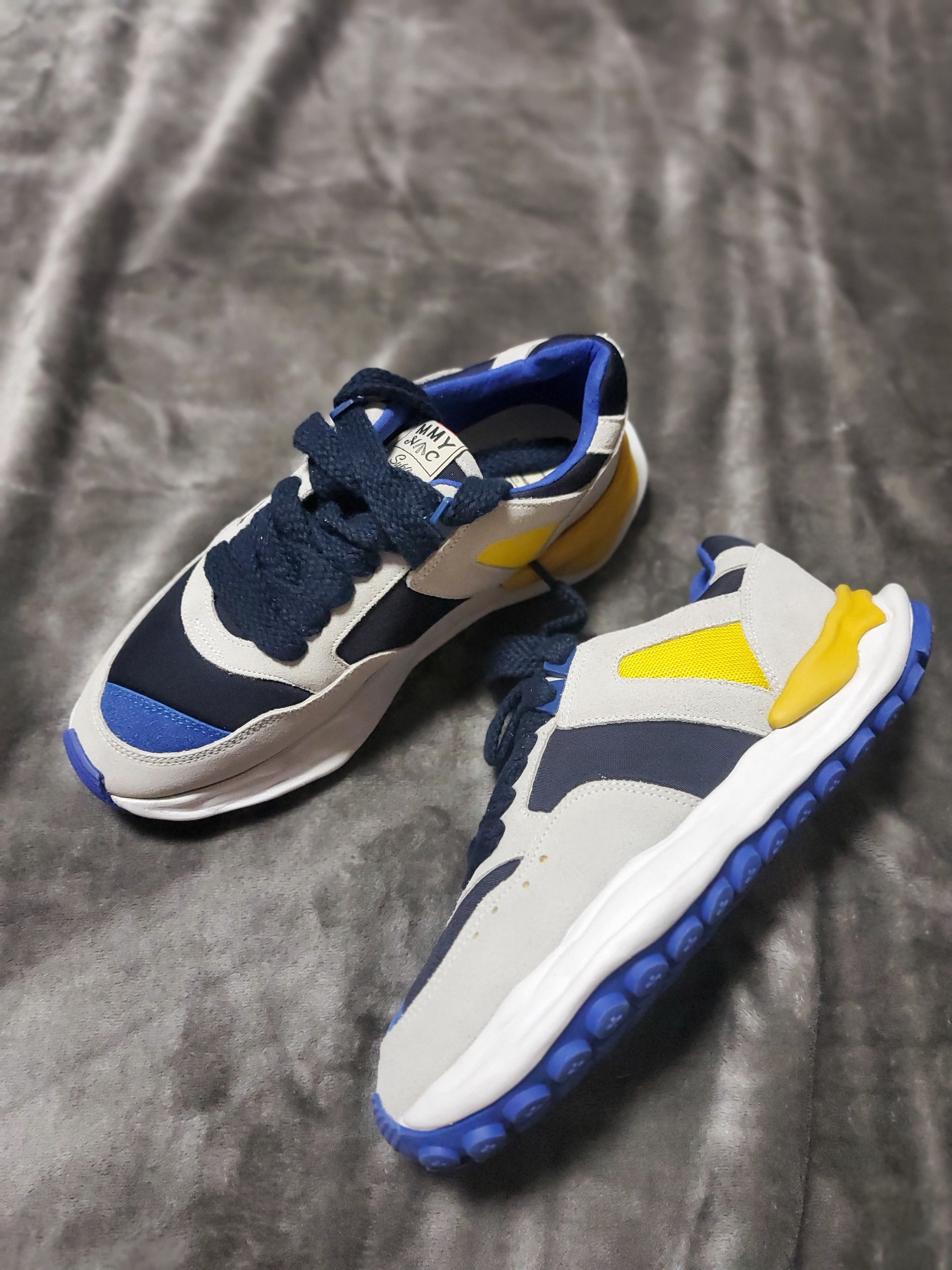 Maison Mihara Yasuhiro x Nigel Cabourn FR Army Sneakers Navy 착용 스타일 - 4