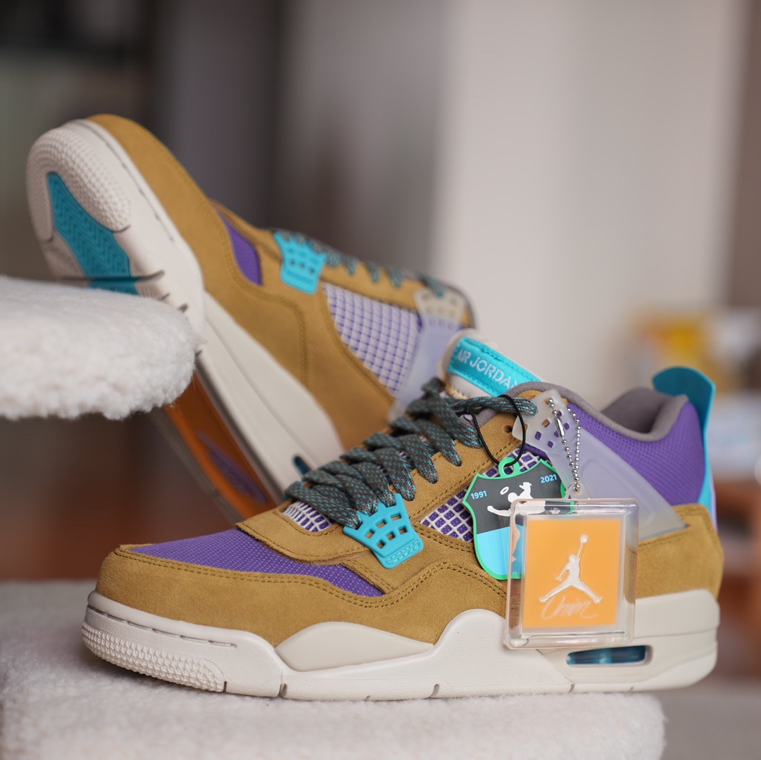 Jordan 4 x Union Retro SP Desert Moss 착용 스타일 - 4