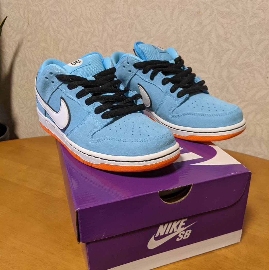 Nike SB Dunk Low Pro Blue Chill 착용 스타일 - 2