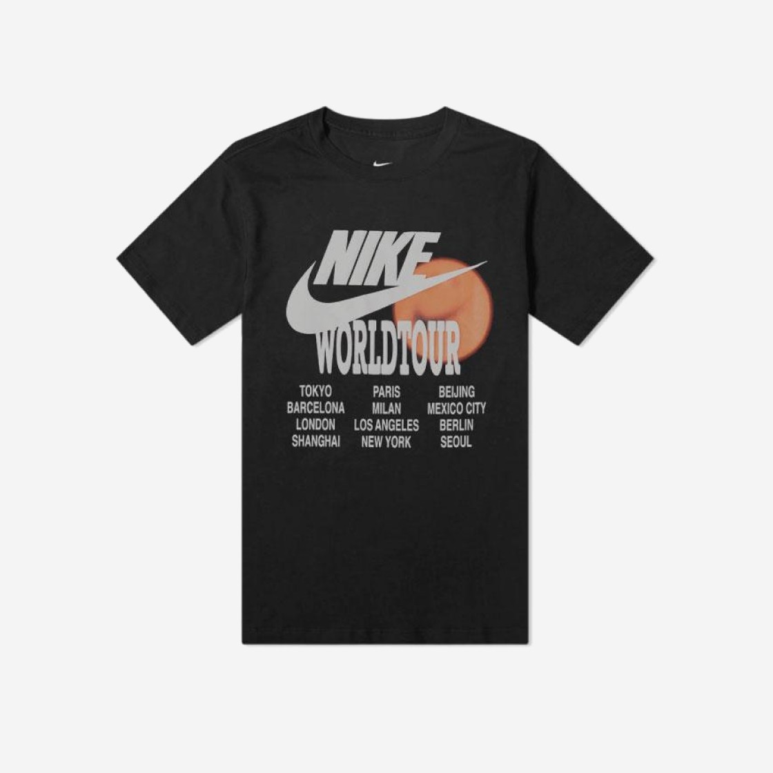 Nike World Tour T-Shirt Black - Asia 상세 이미지 1