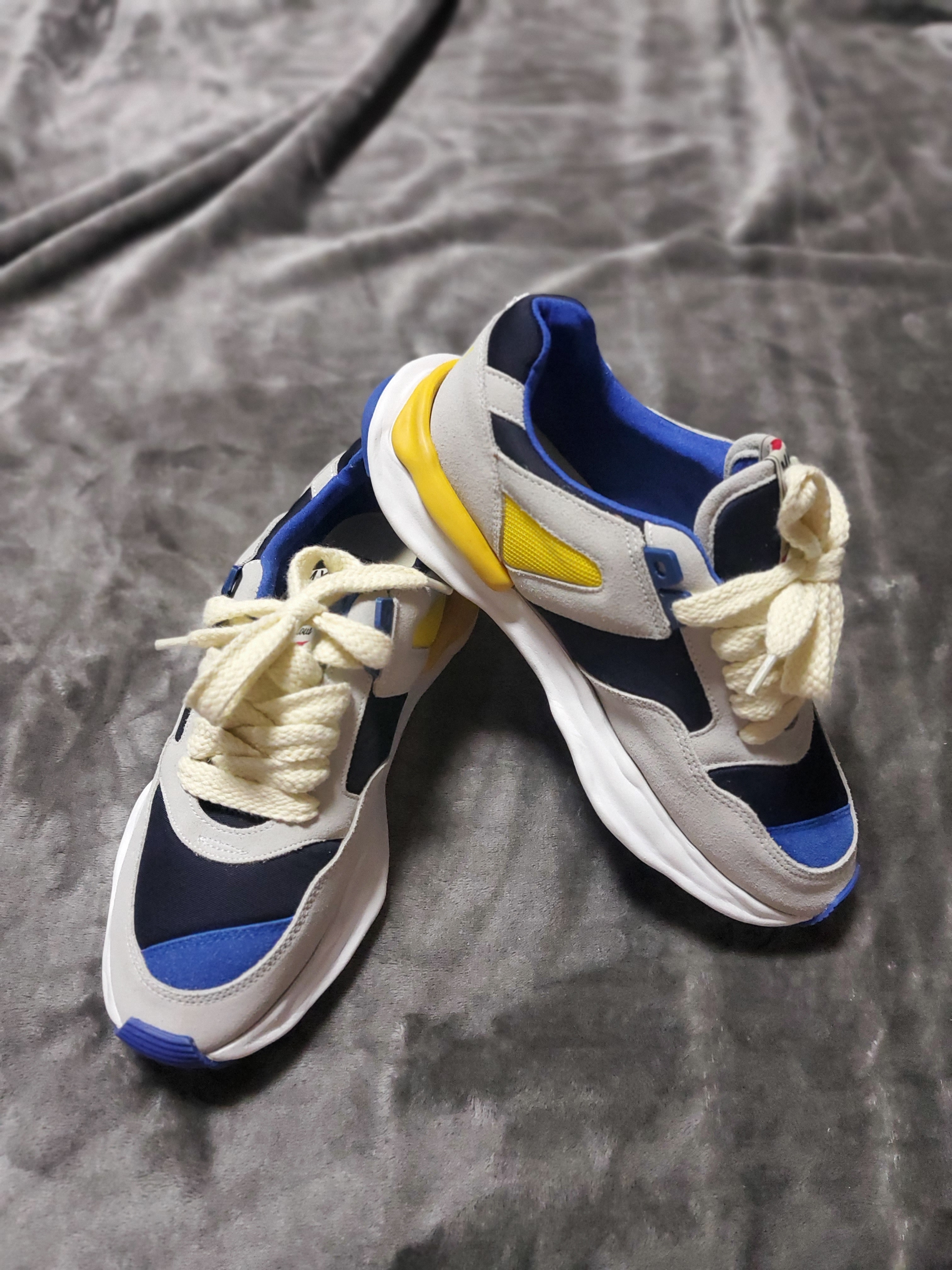 Maison Mihara Yasuhiro x Nigel Cabourn FR Army Sneakers Navy 착용 스타일 - 3