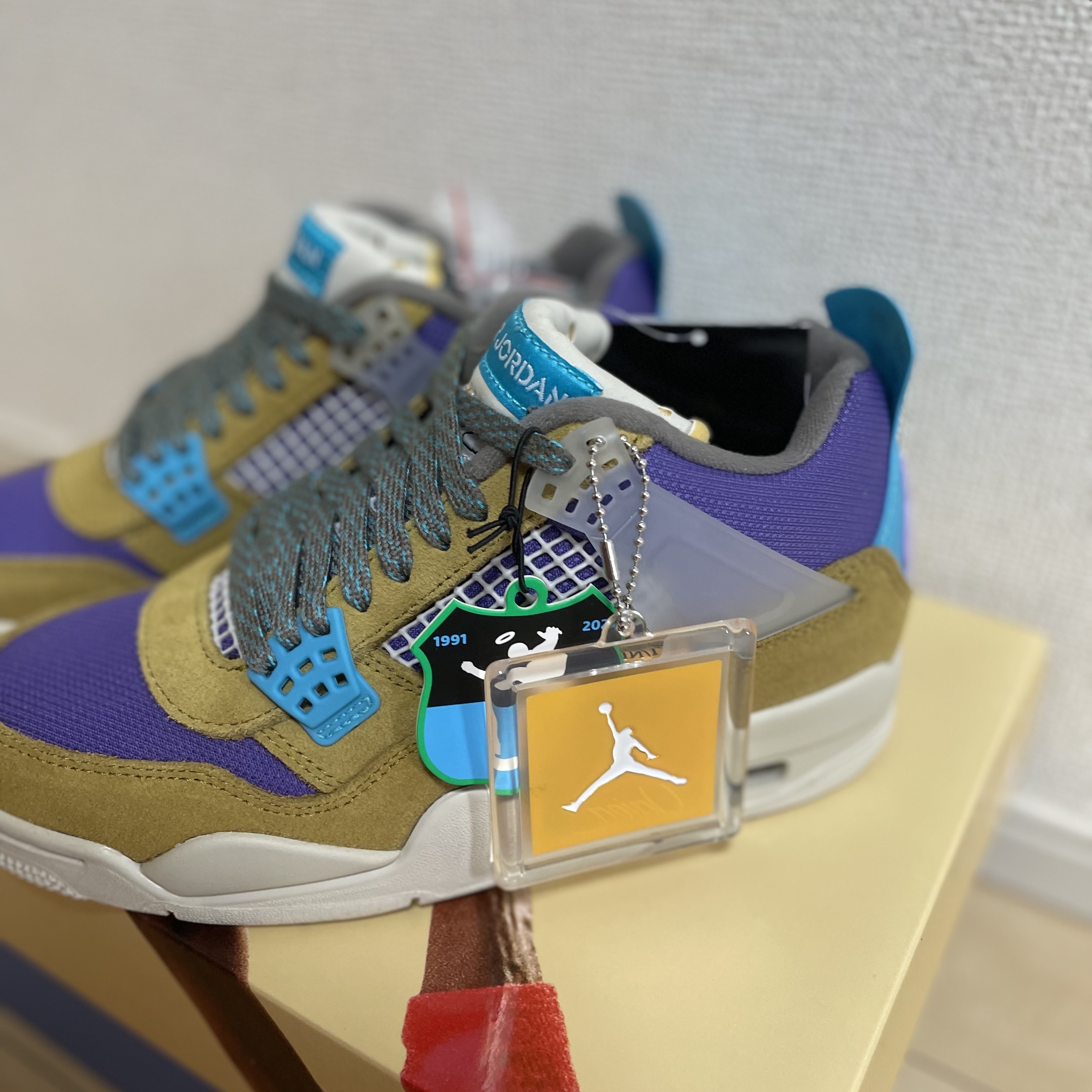 Jordan 4 x Union Retro SP Desert Moss 착용 스타일 - 2