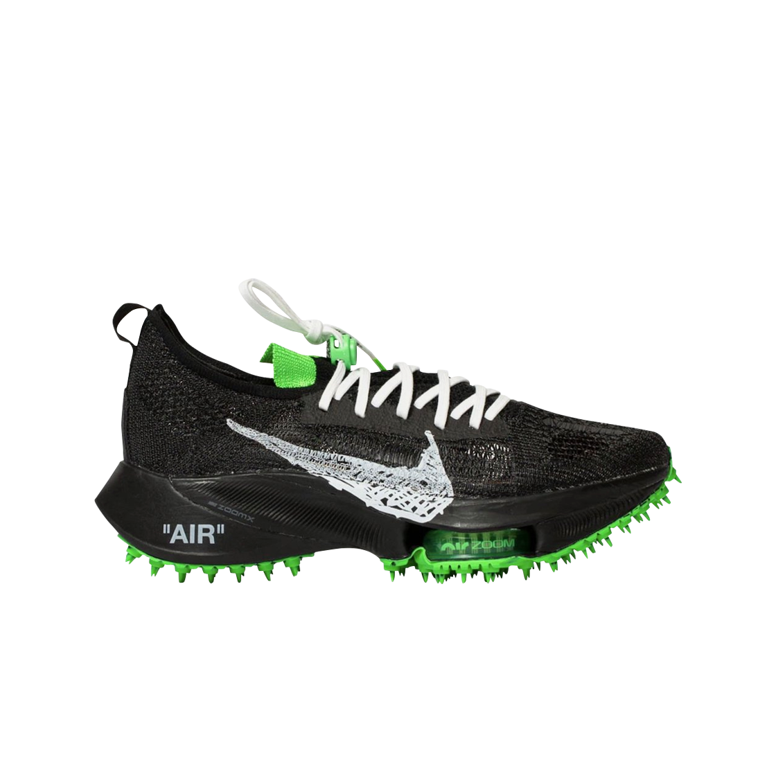 나이키 x 오프화이트 에어 줌 템포 넥스트% 블랙