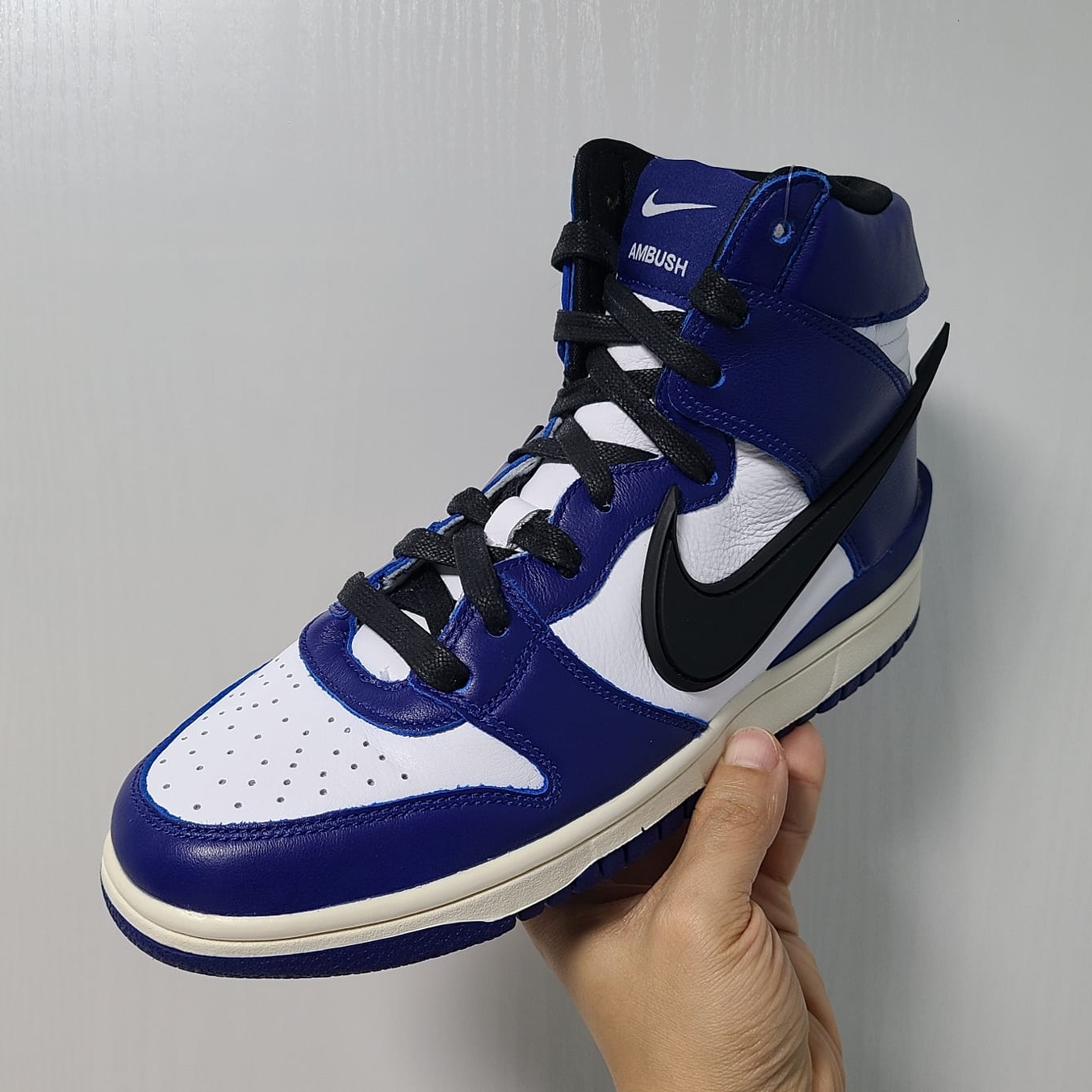 Nike x Ambush Dunk High Deep Royal Blue 착용 스타일 - 1