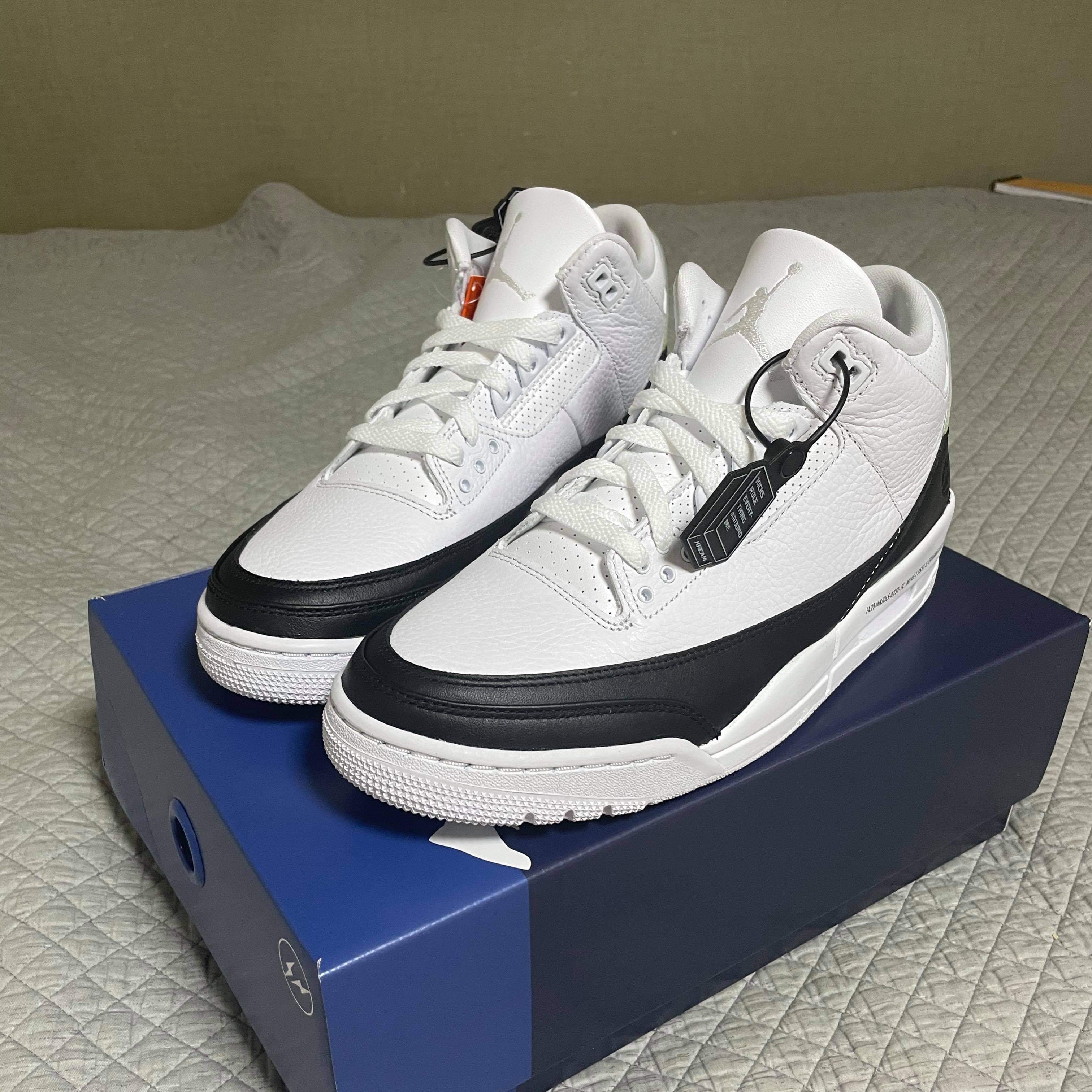 Jordan 3 x Fragment Retro SP White Black 착용 스타일