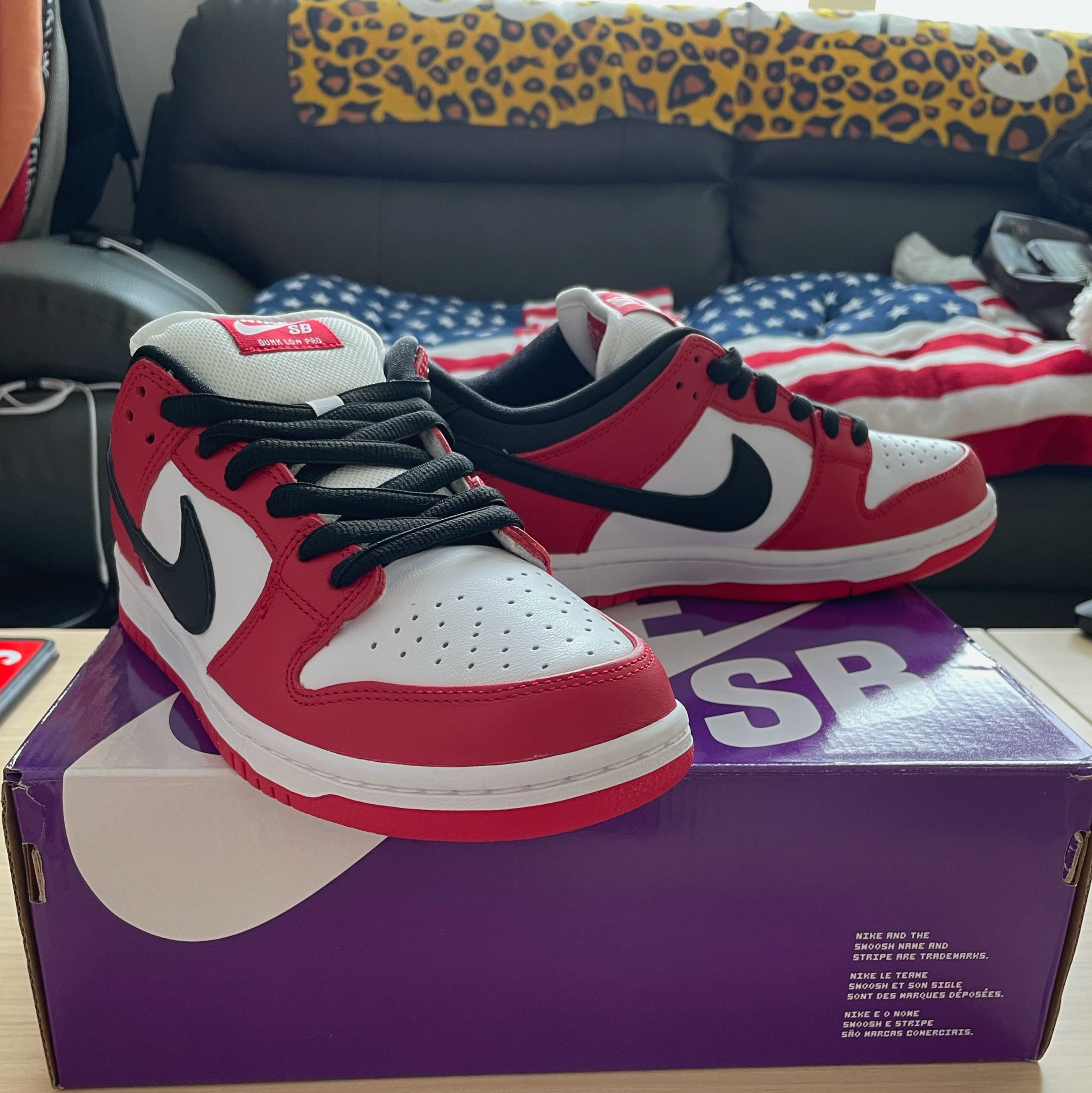 Nike SB Dunk Low Pro Chicago 착용 스타일 - 3