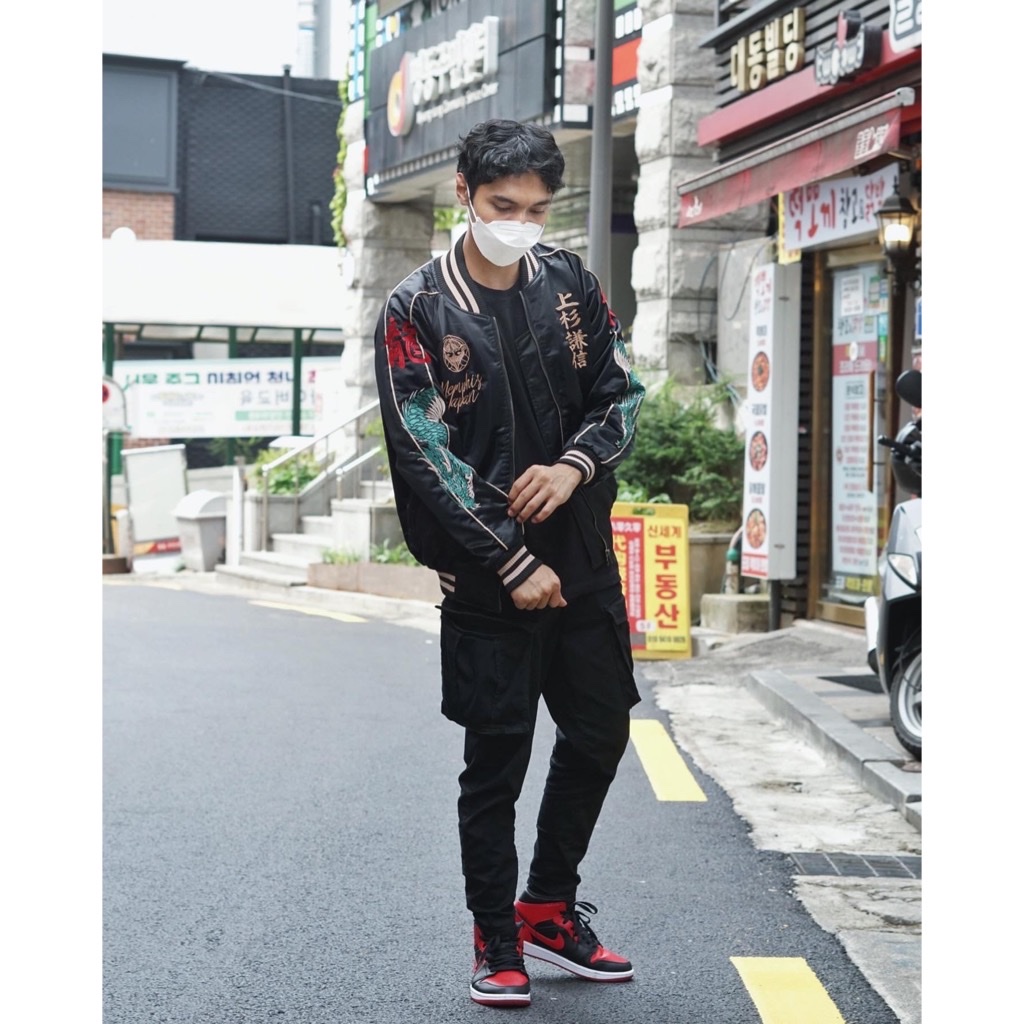 Jordan 1 Mid Bred Banned 2020 착용 스타일 - 1