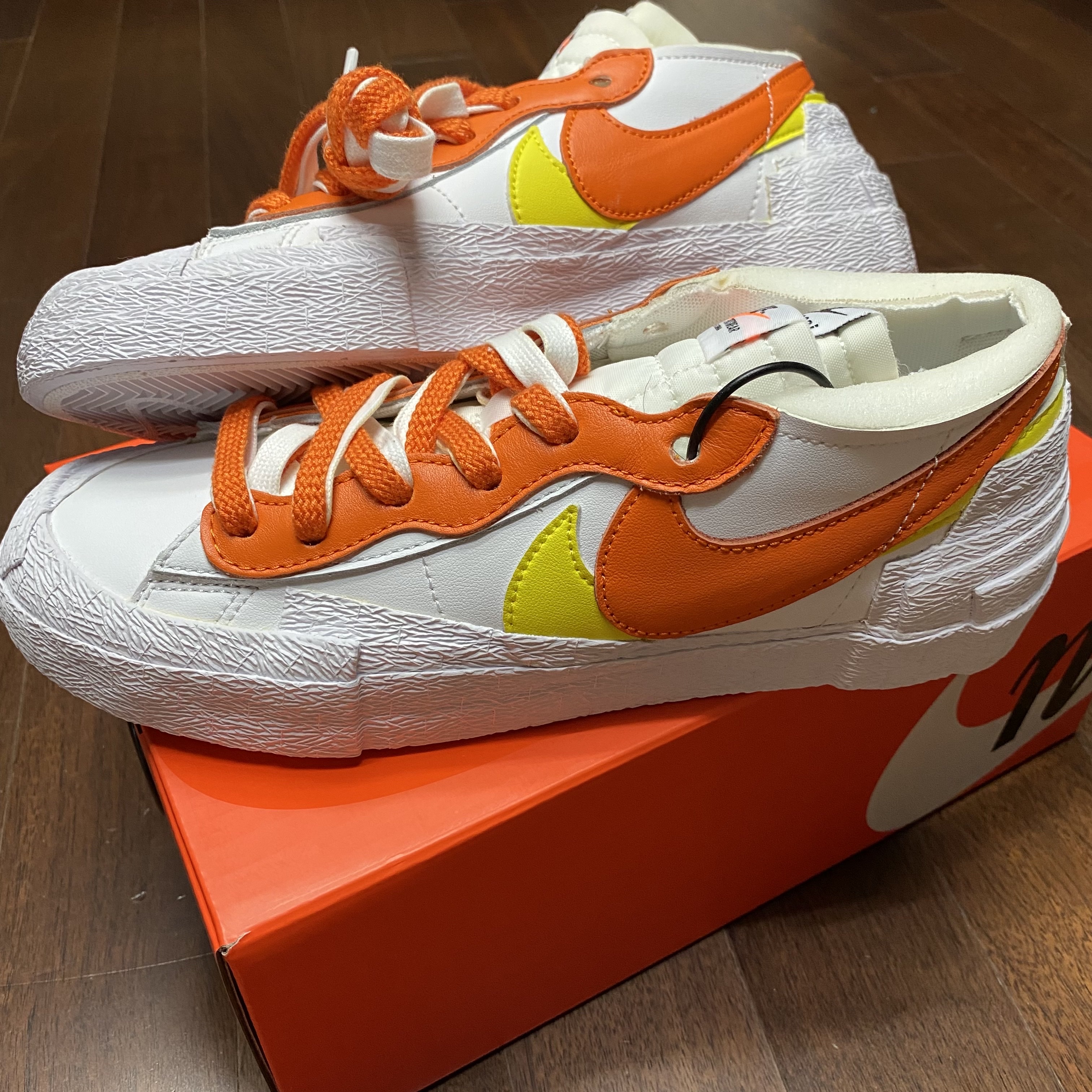 Nike x Sacai Blazer Low Magma Orange 착용 스타일