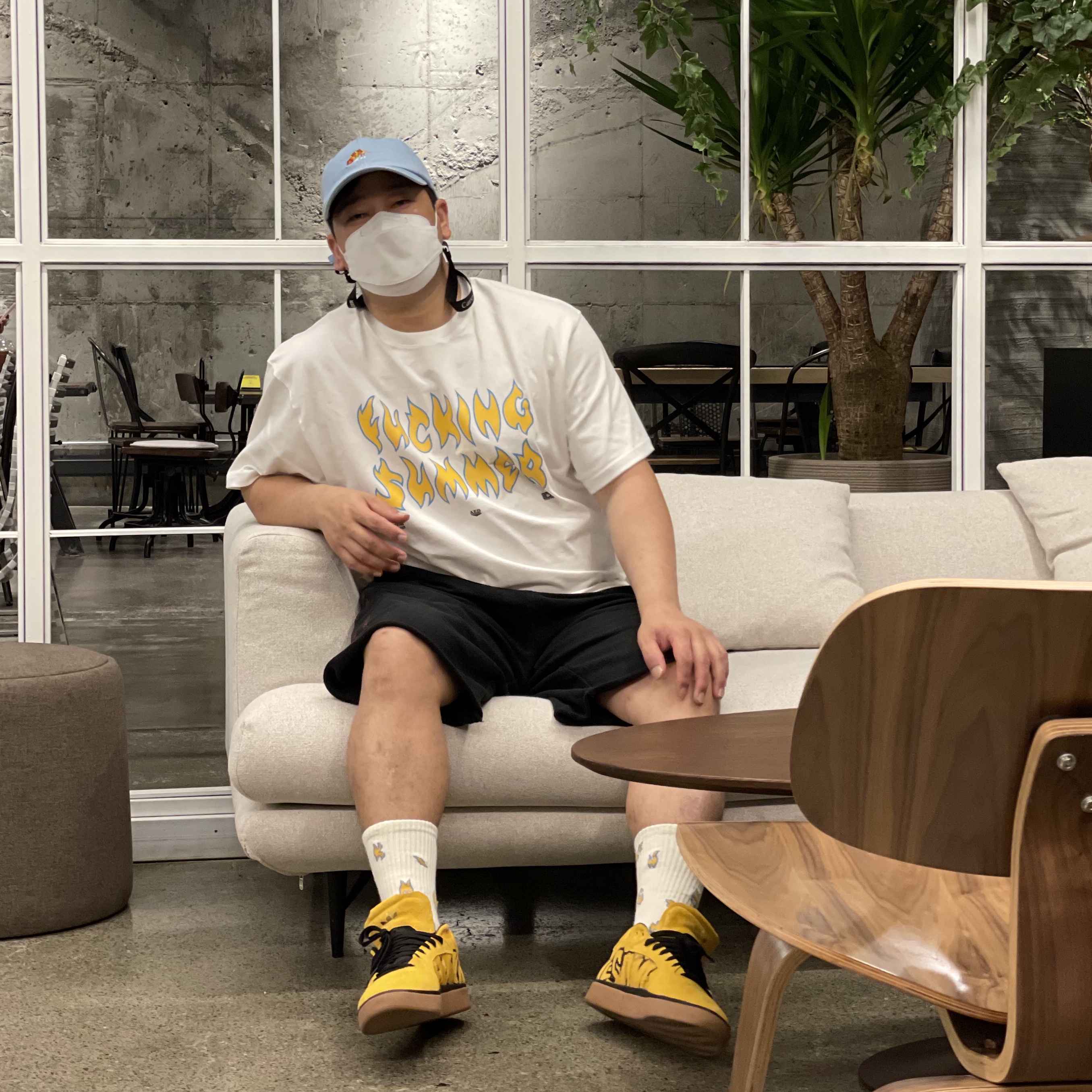 Adidas x Fucking Awesome Tyshawn 착용 스타일