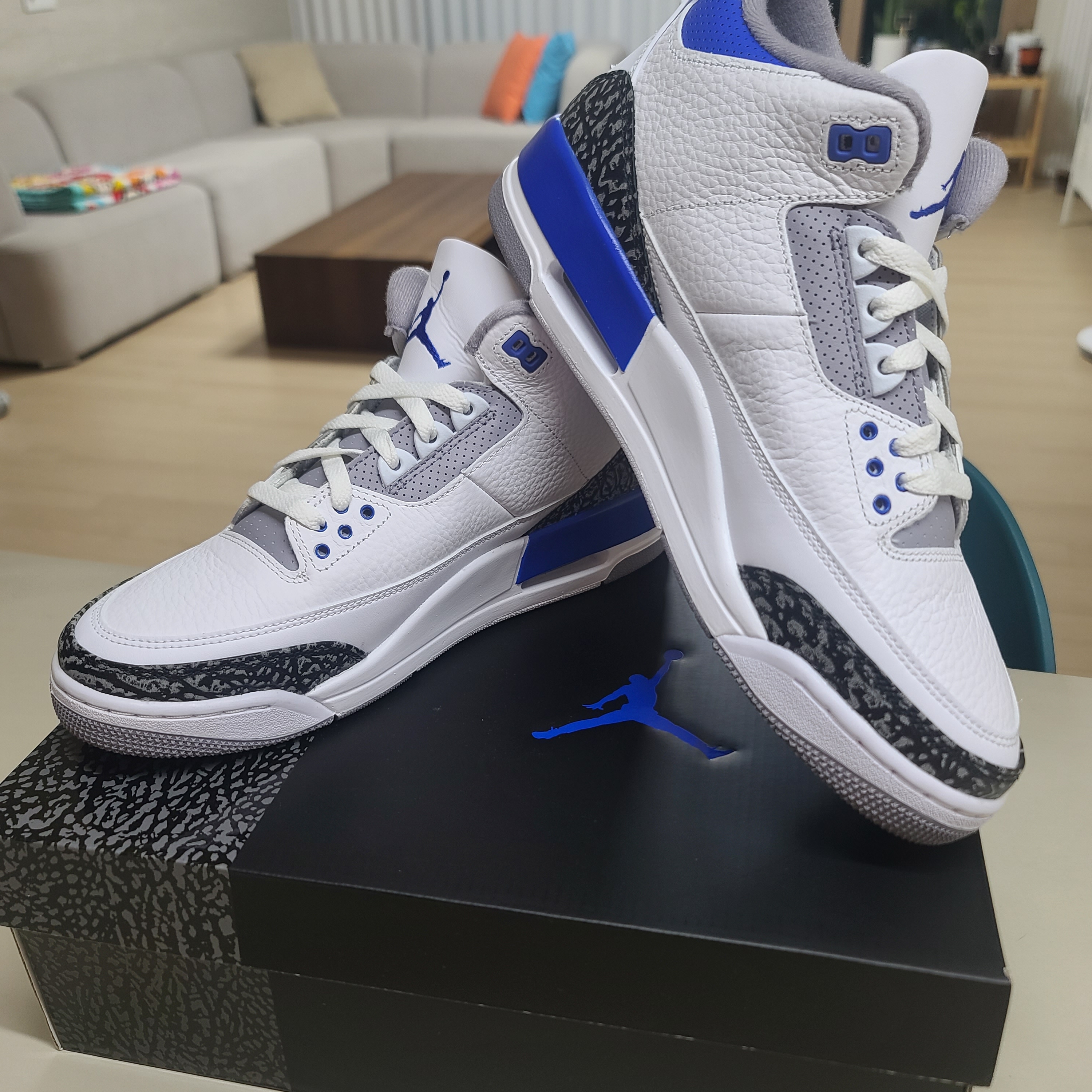 Jordan 3 Retro Racer Blue 착용 스타일