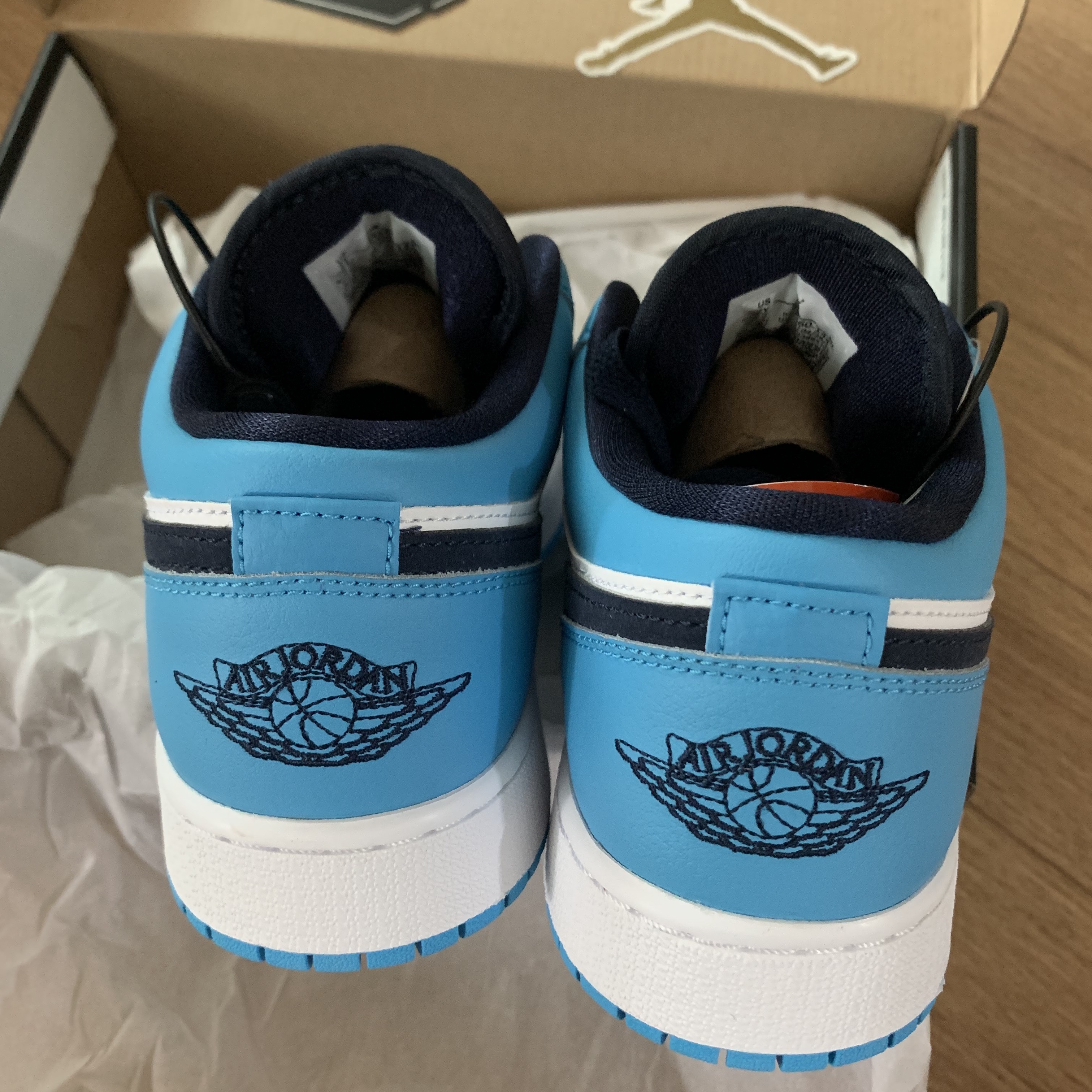 (GS) Jordan 1 Low Dark Powder Blue, Jordan 1 Low Dark Powder Blue 착용 스타일 - 3
