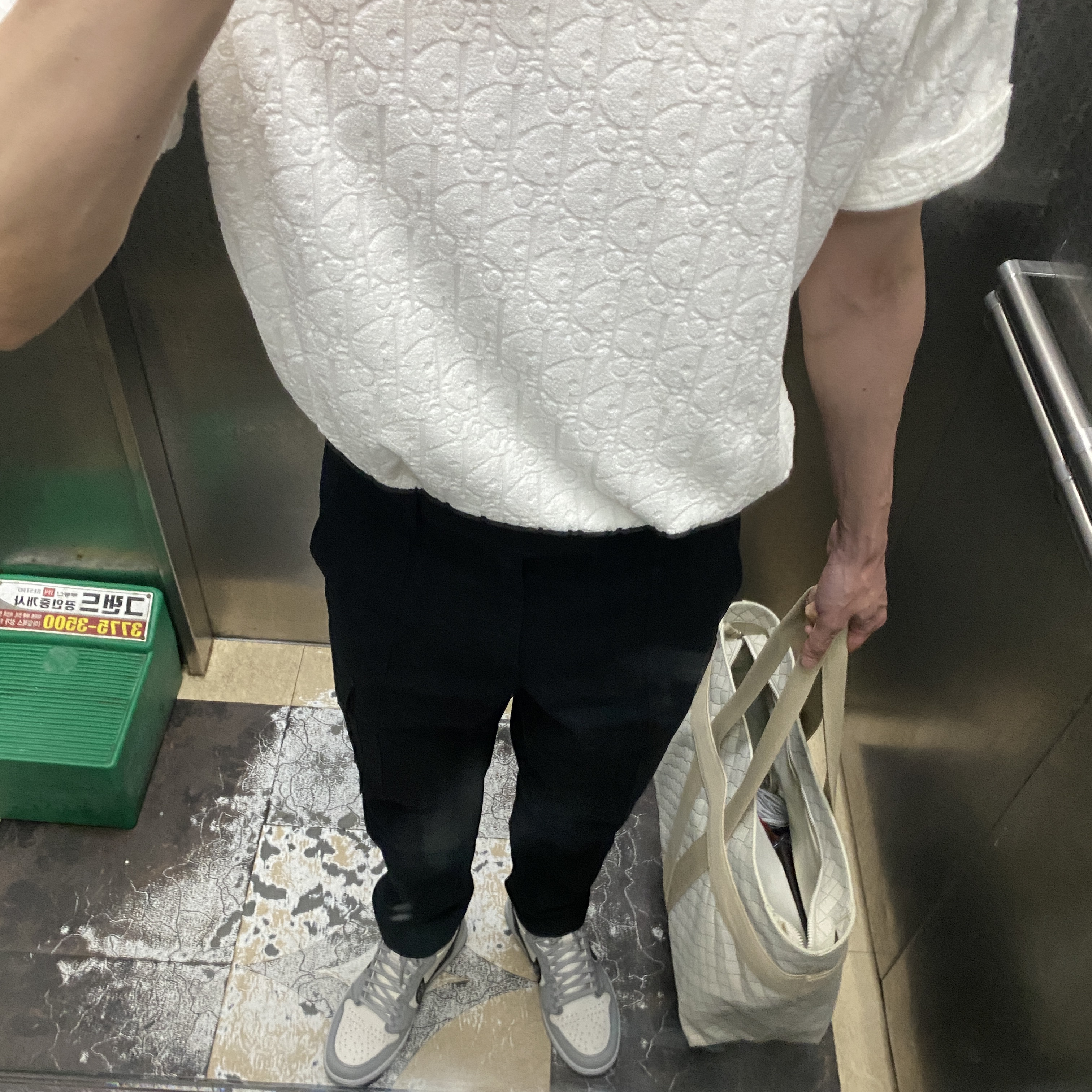 Jordan 1 x Dior High OG 착용 스타일