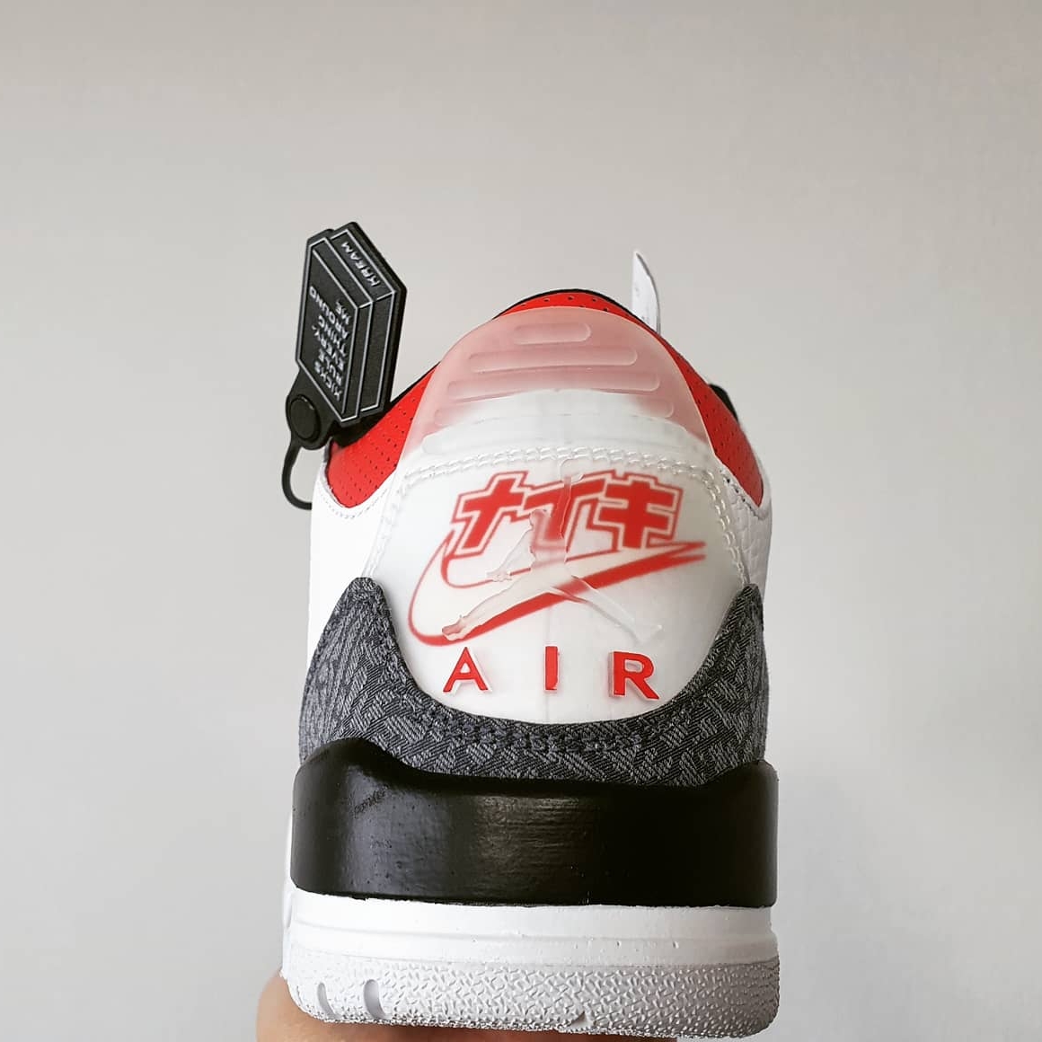 Jordan 3 Retro SE-T CO.JP Fire Red Denim 착용 스타일 - 1