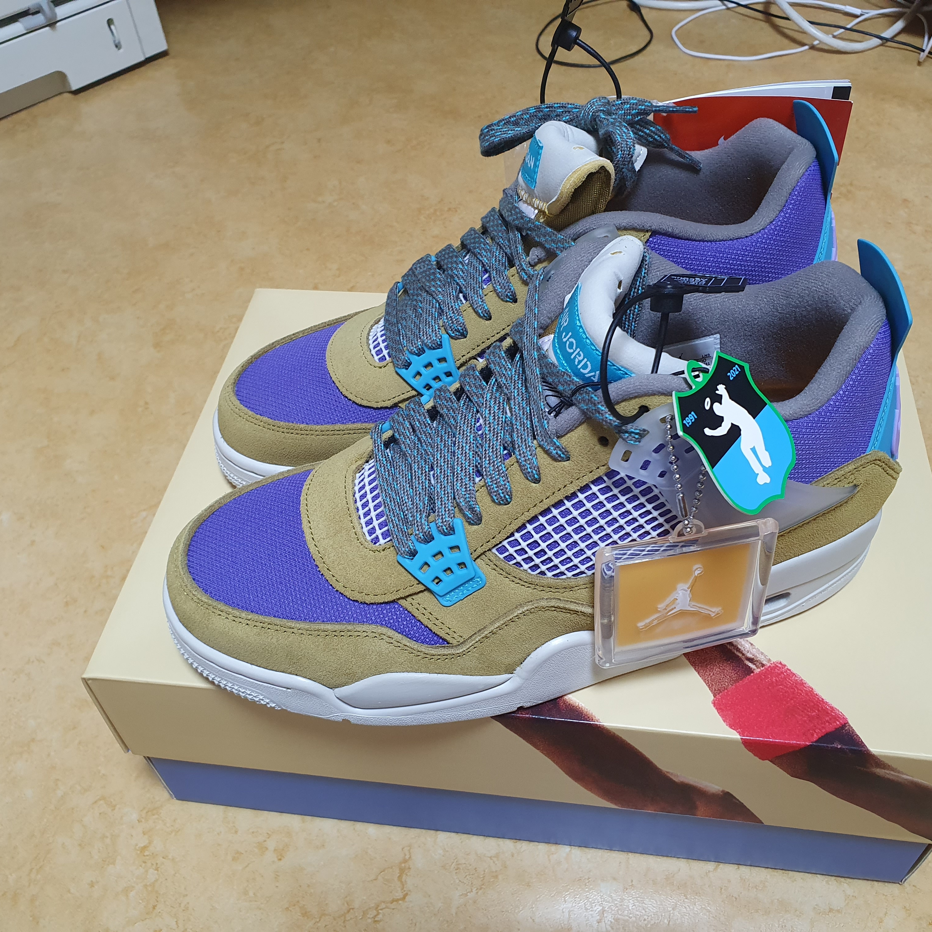 Jordan 4 x Union Retro SP Desert Moss 착용 스타일