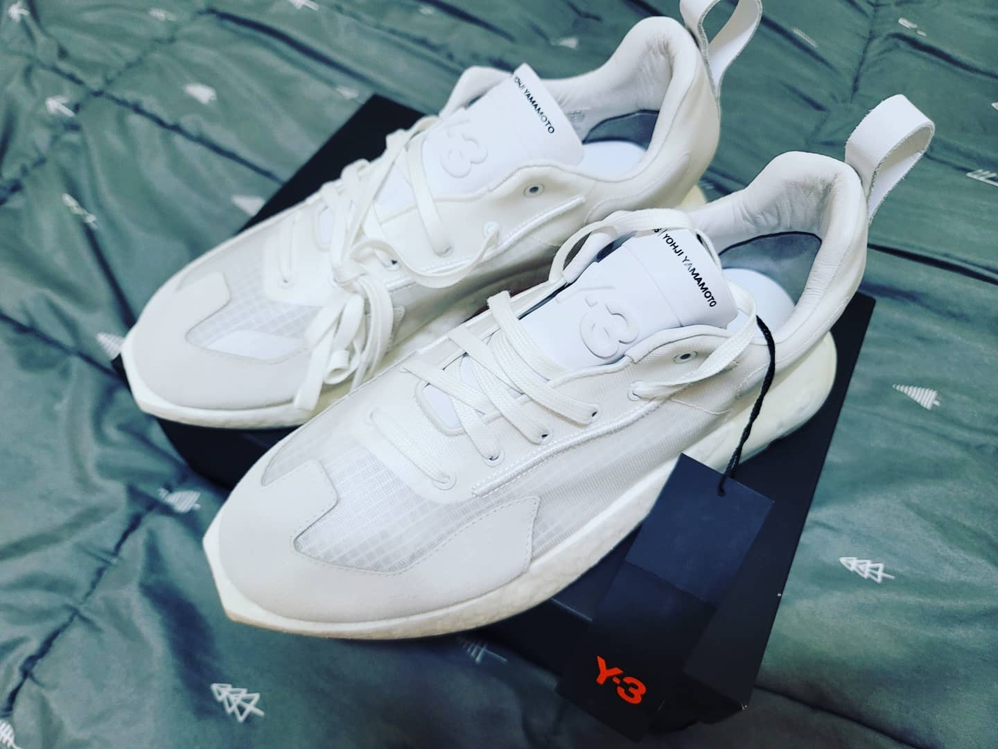 Y-3 Orisan Core White 착용 스타일 - 1