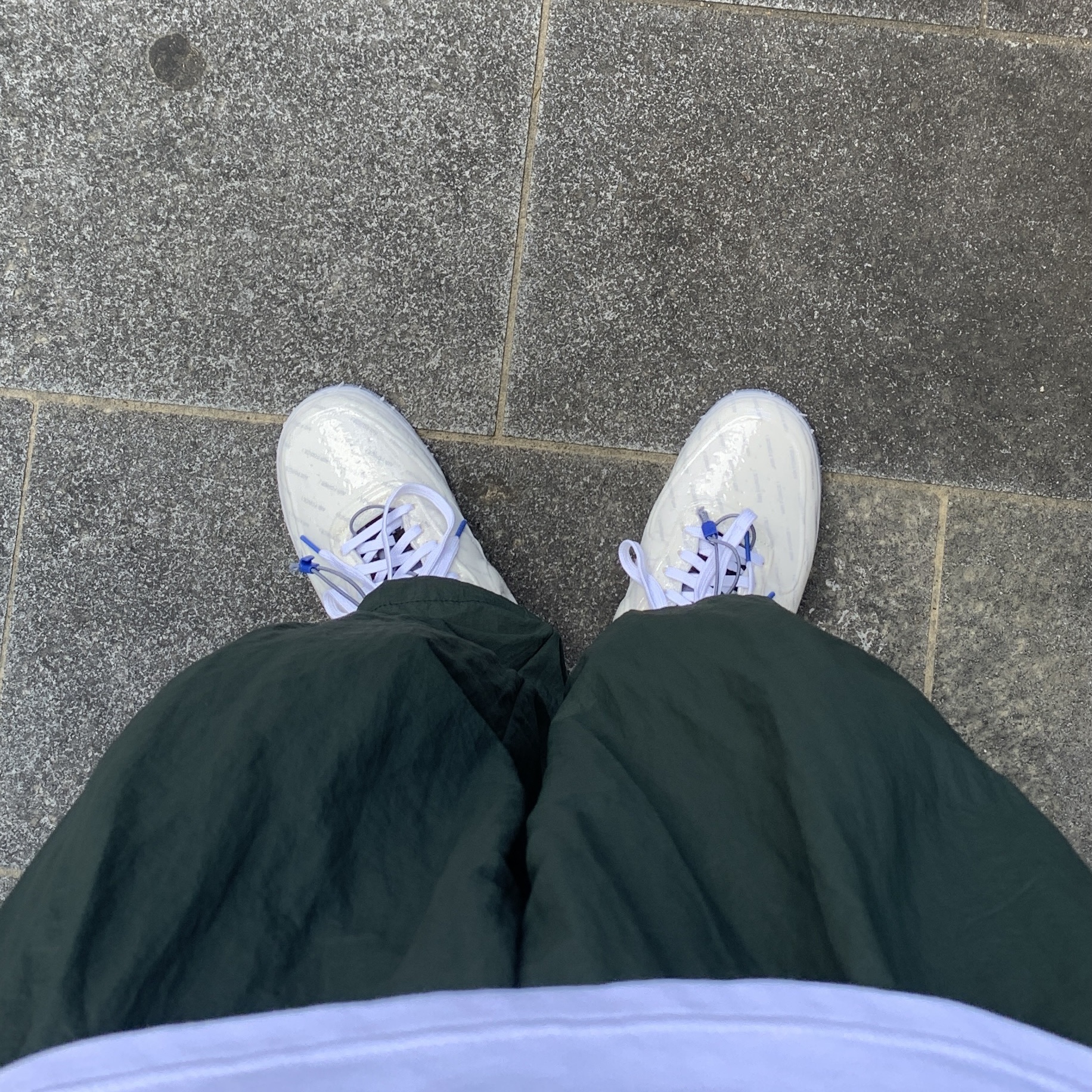 Nike Air Force 1 Low Experimental Postal Ghost 착용 스타일