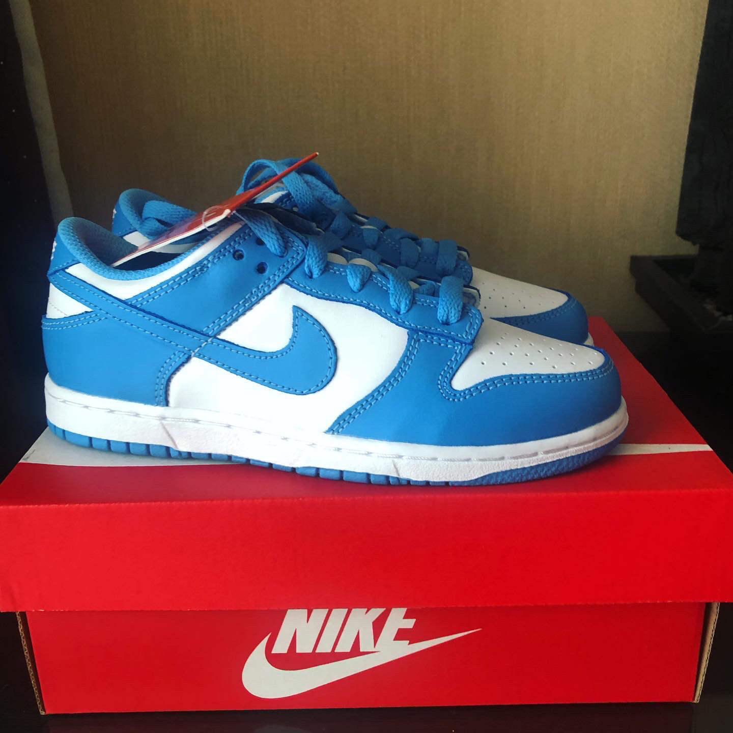 (PS) Nike Dunk Low University Blue, Nike Dunk Low Retro University Blue 착용 스타일 - 2