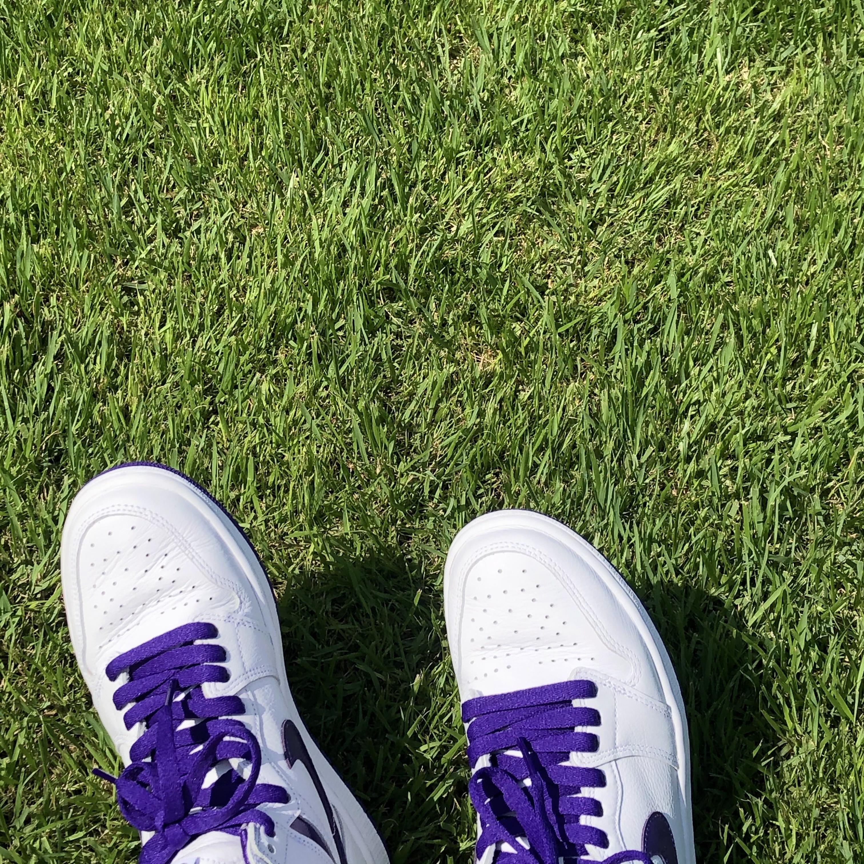 (W) Jordan 1 High OG Court Purple 착용 스타일