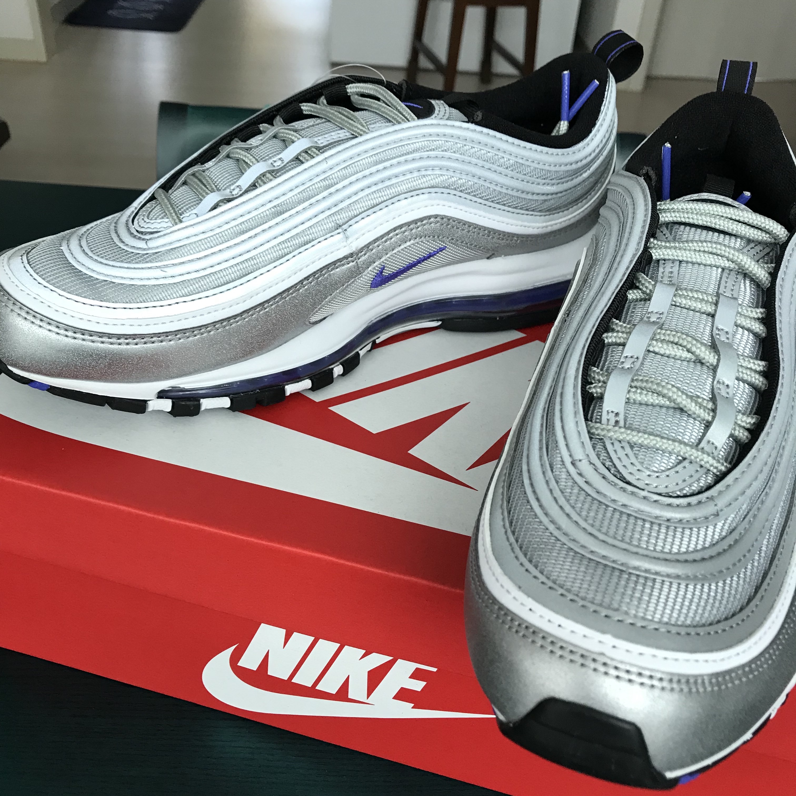Nike Air Max 97 Persian Violet 착용 스타일 - 1