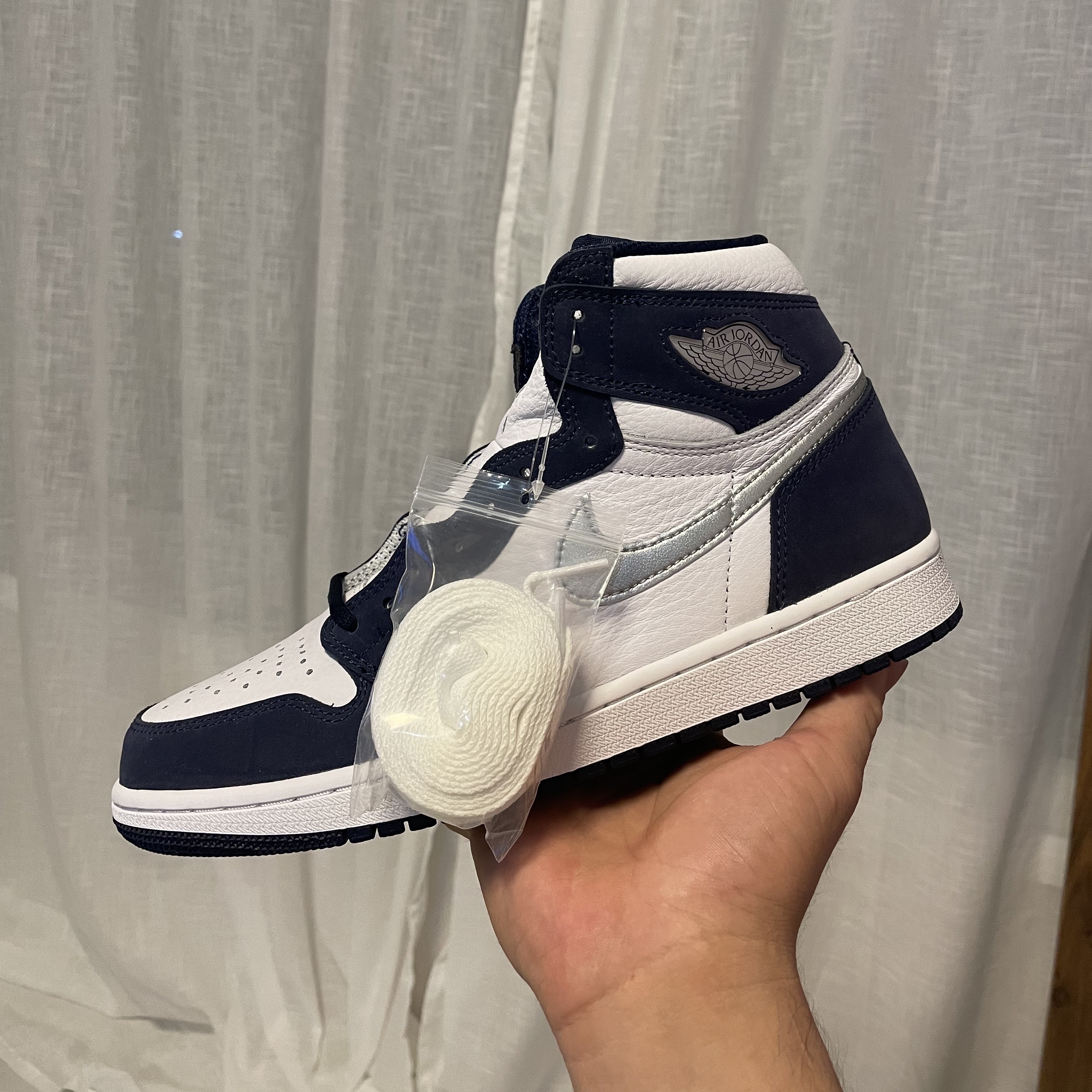 Jordan 1 Retro High OG CO.JP Midnight Navy 착용 스타일