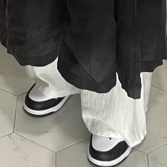 (PS) Nike Dunk Low Black 착용 스타일