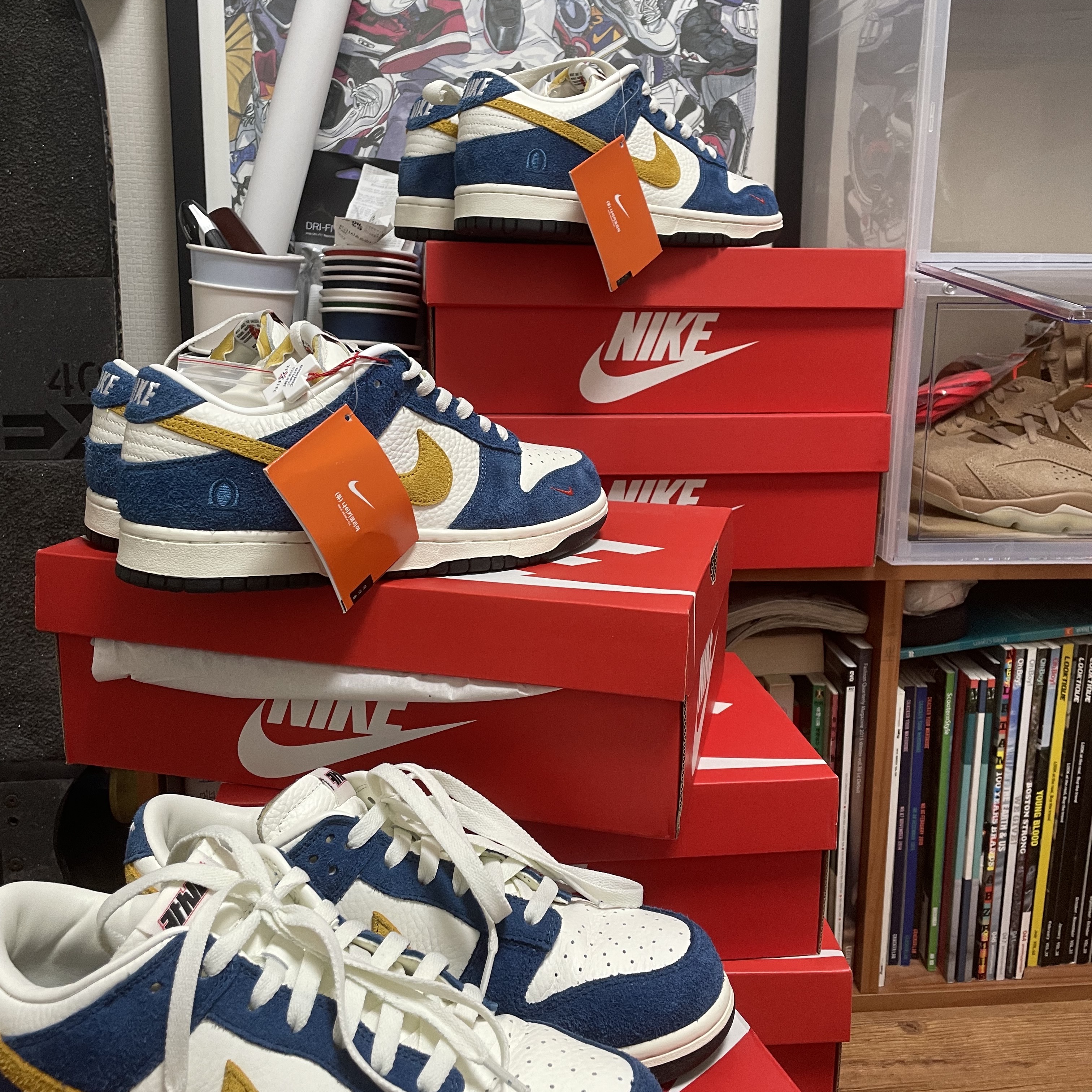 Nike x Kasina Dunk Low 80's Bus 착용 스타일