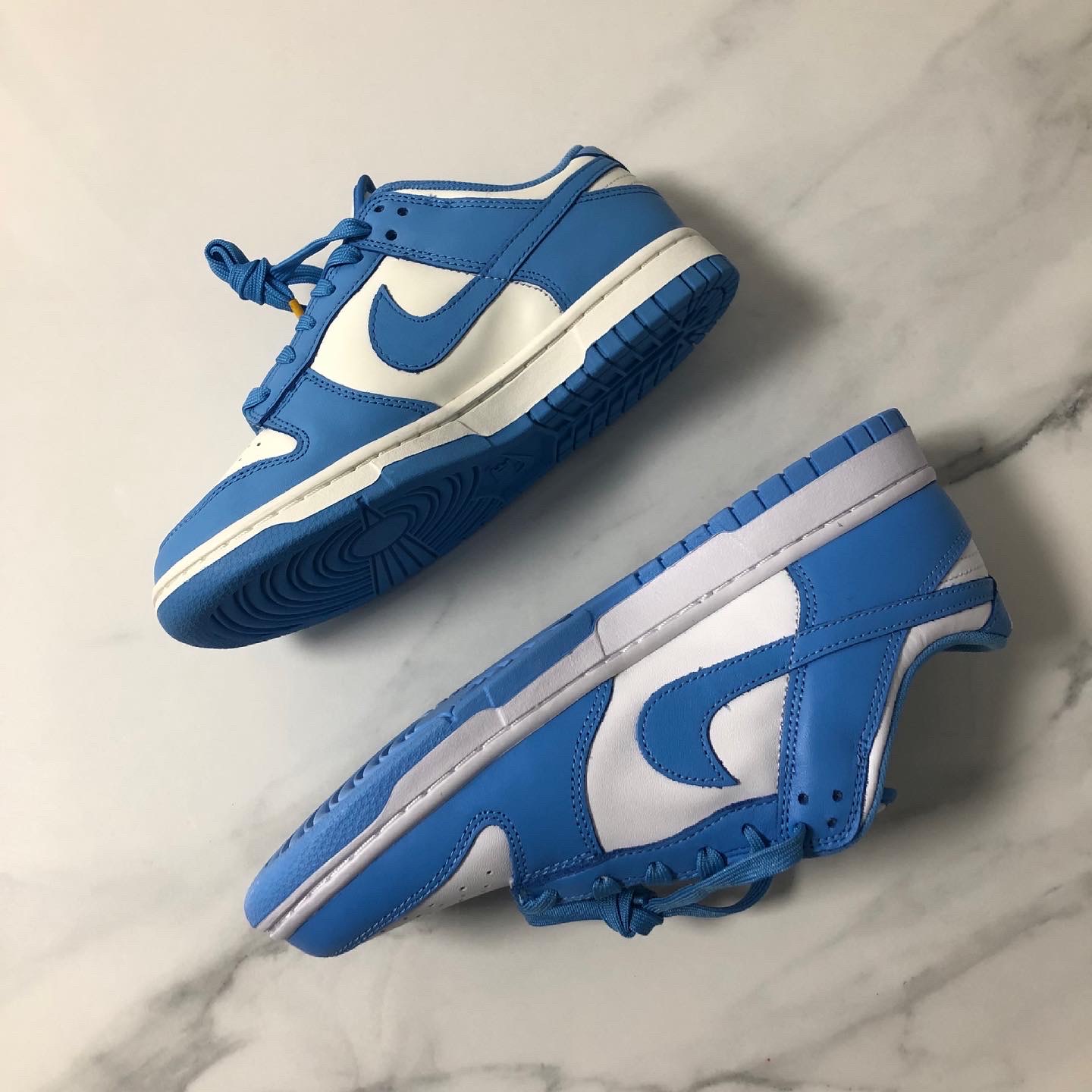 Nike Dunk Low Retro University Blue, (W) Nike Dunk Low Coast 착용 스타일 - 3