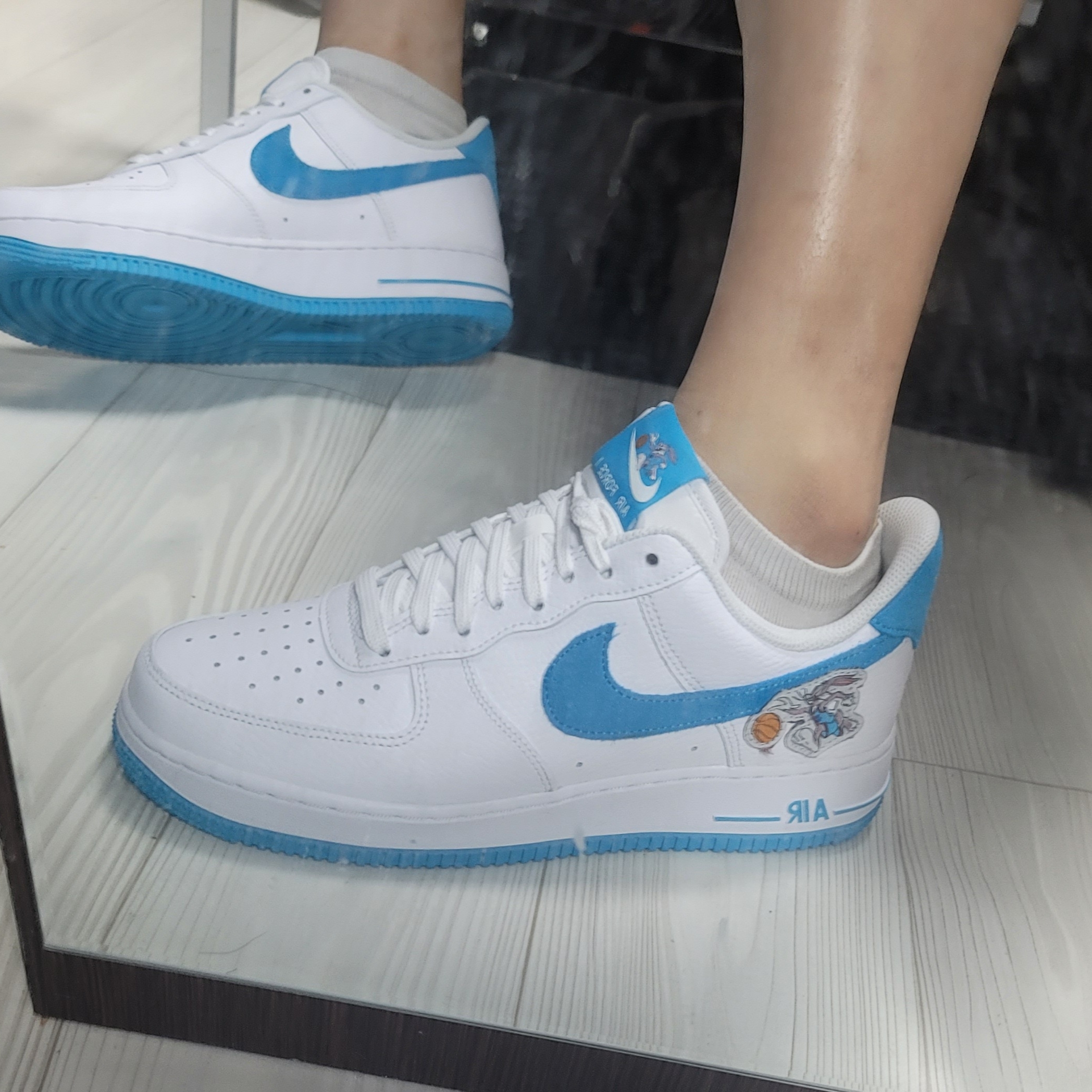 Nike x Space Jam: A New Legacy Air Force 1 '07 Tune Squad 착용 스타일 - 2