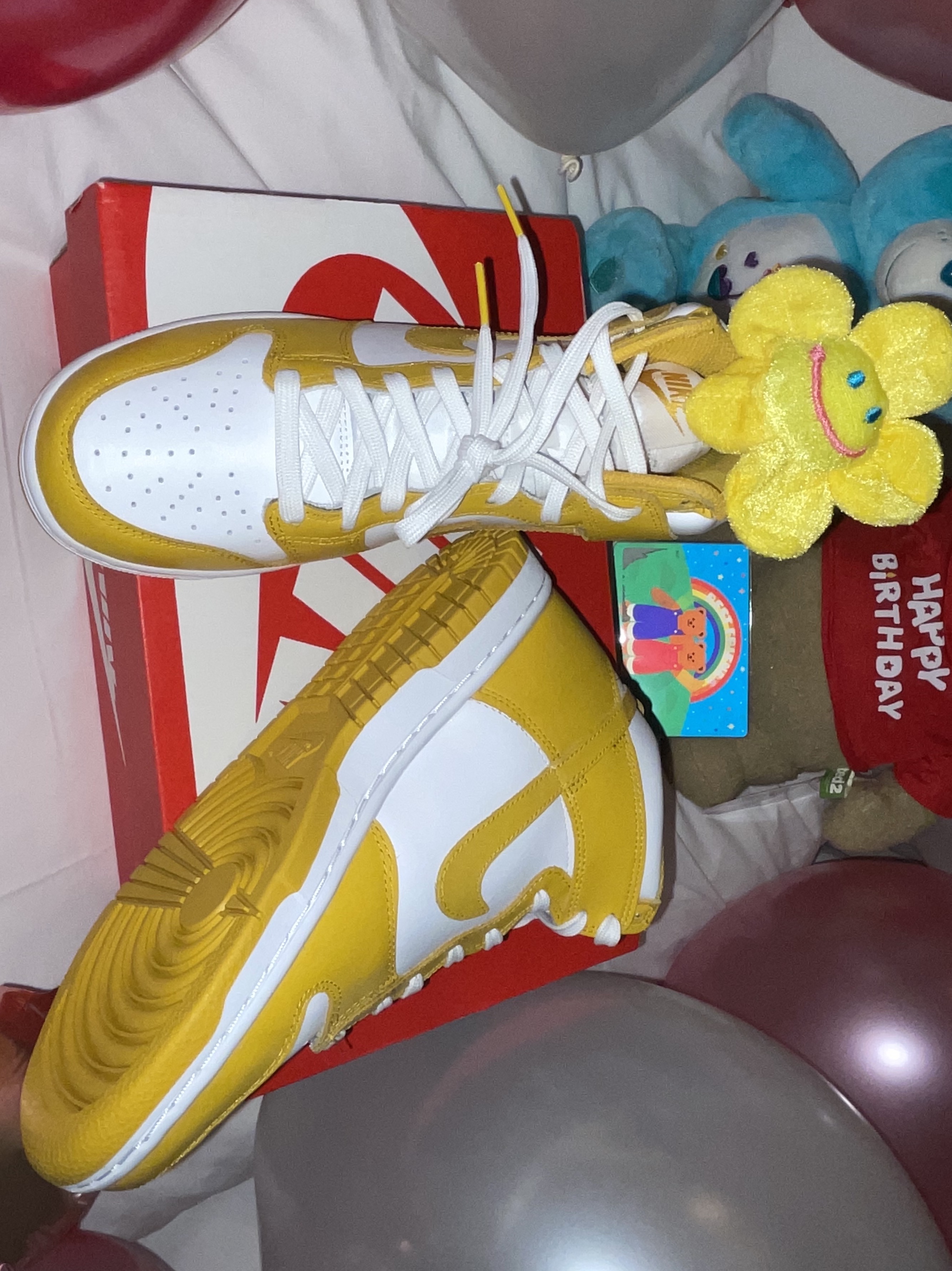 (W) Nike Dunk High Dark Sulfur 착용 스타일 - 2