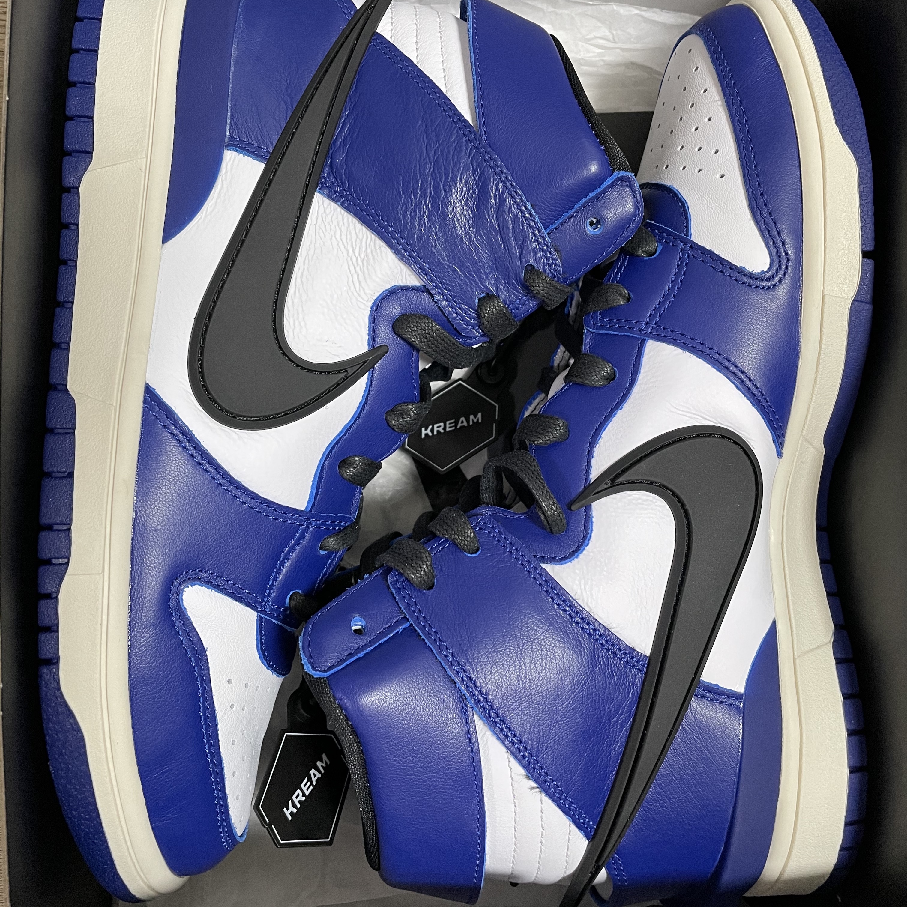Nike x Ambush Dunk High Deep Royal Blue 착용 스타일 - 2