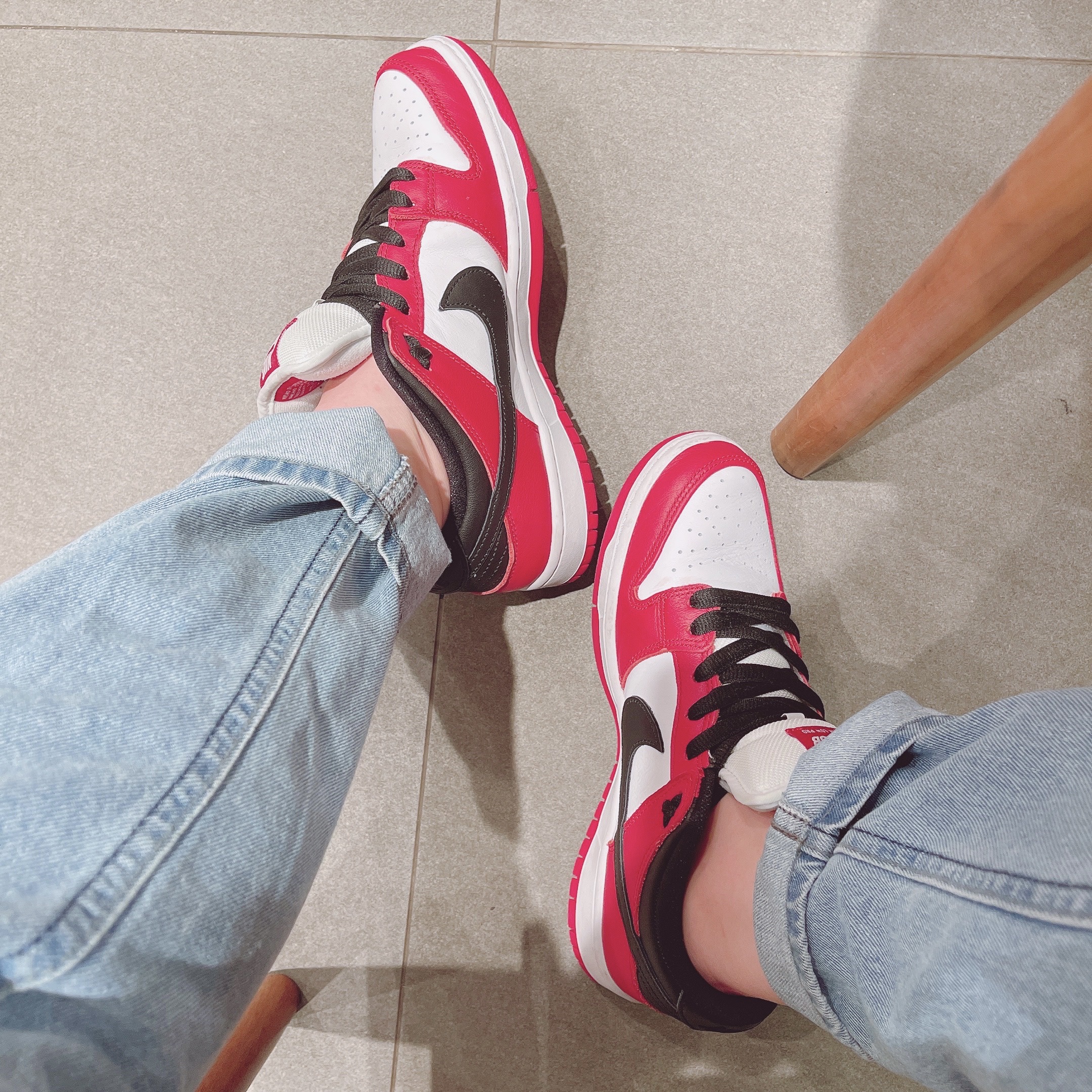 Nike SB Dunk Low Pro Chicago 착용 스타일 - 2