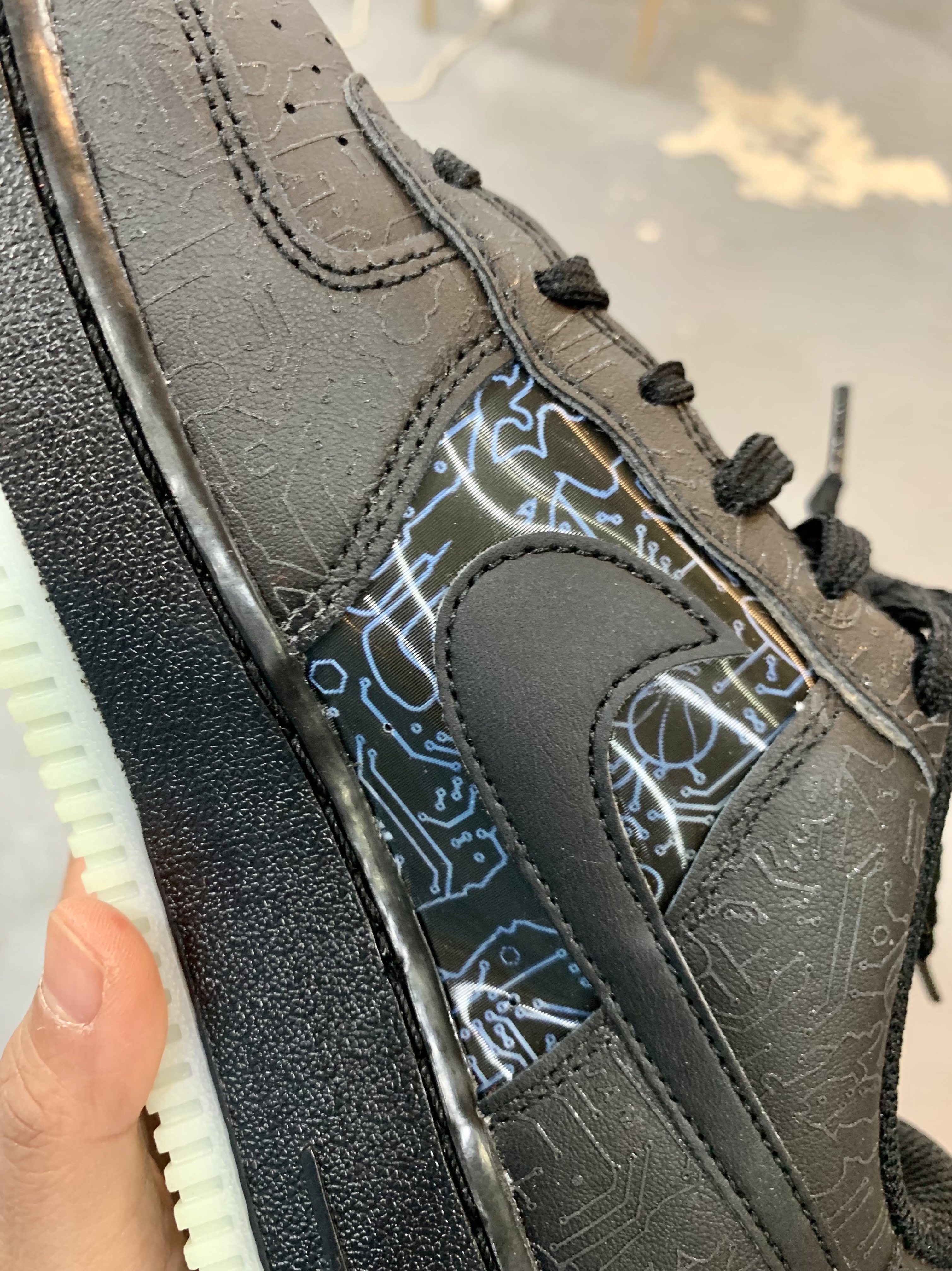 Nike x Space Jam: A New Legacy Air Force 1 '07 Computer Chip 착용 스타일 - 4