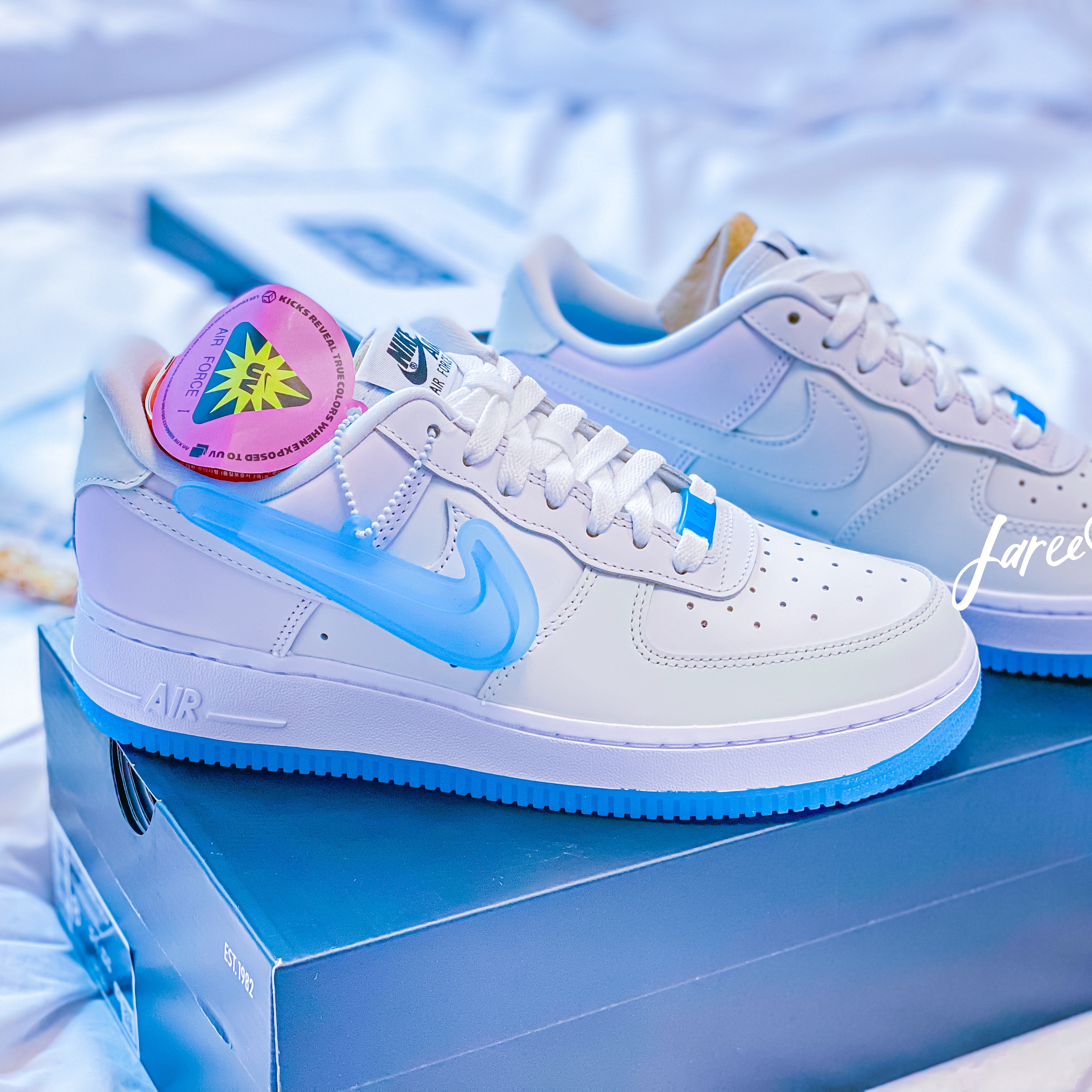 (W) Nike Air Force 1 '07 LX Photochromic 착용 스타일 - 2