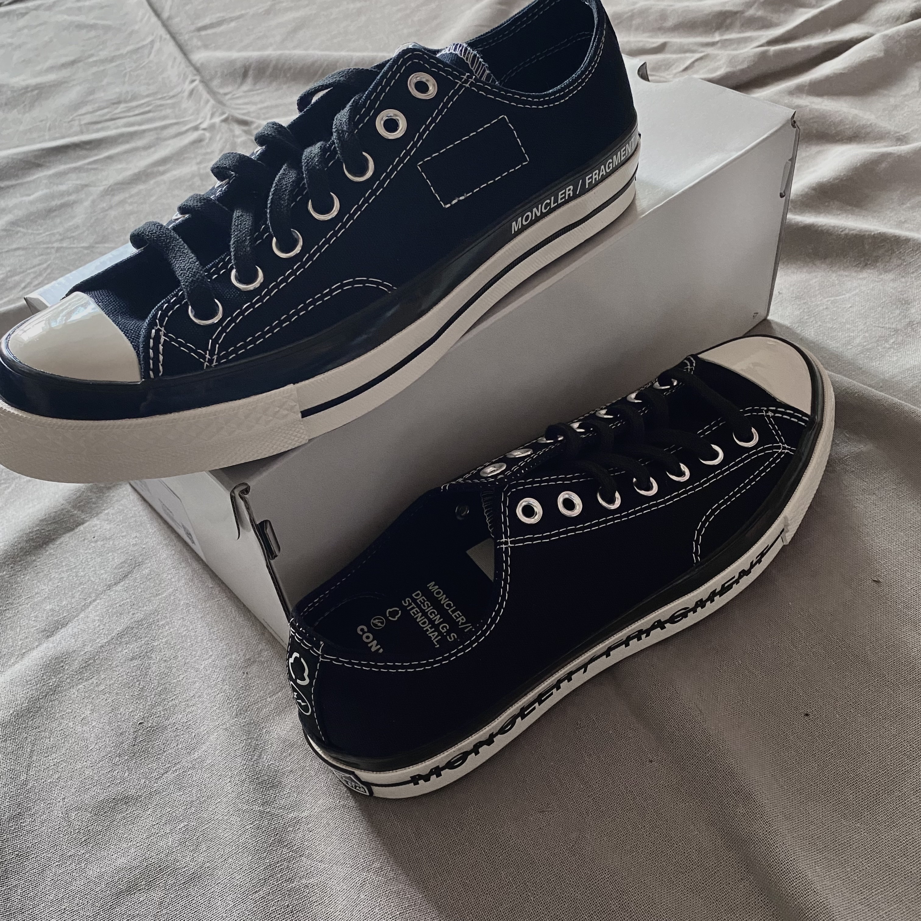 Converse x Moncler x Fragment Chuck 70 Ox Fraylor III Black 착용 스타일 - 1