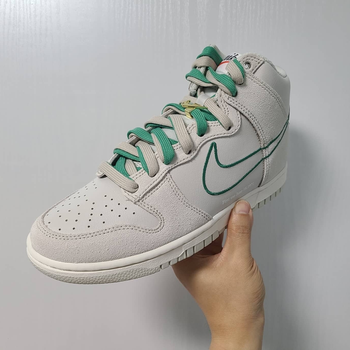 Nike Dunk High SE First Use Sail 착용 스타일 - 1