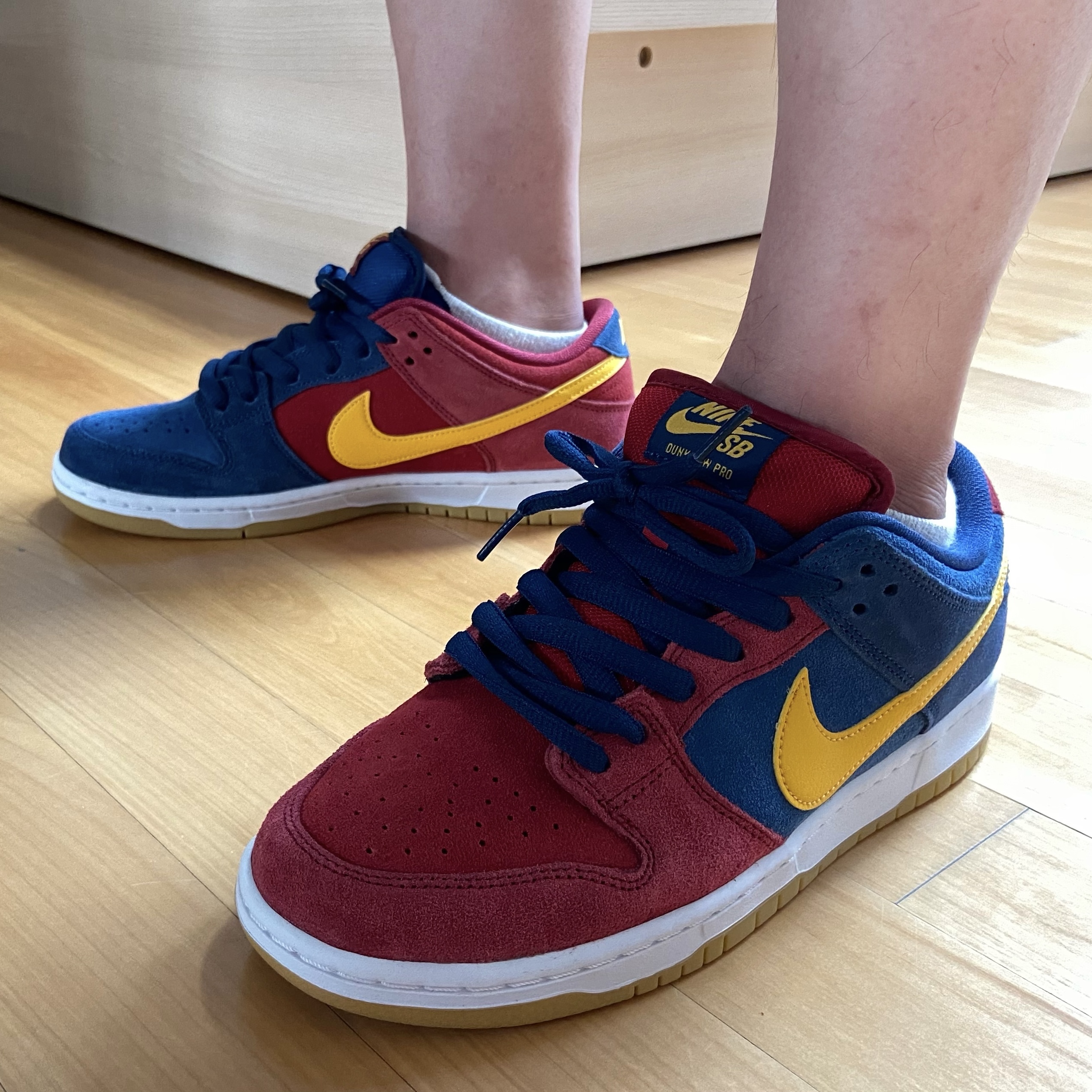 Nike SB Dunk Low Pro Premium Barcelona 착용 스타일 - 1