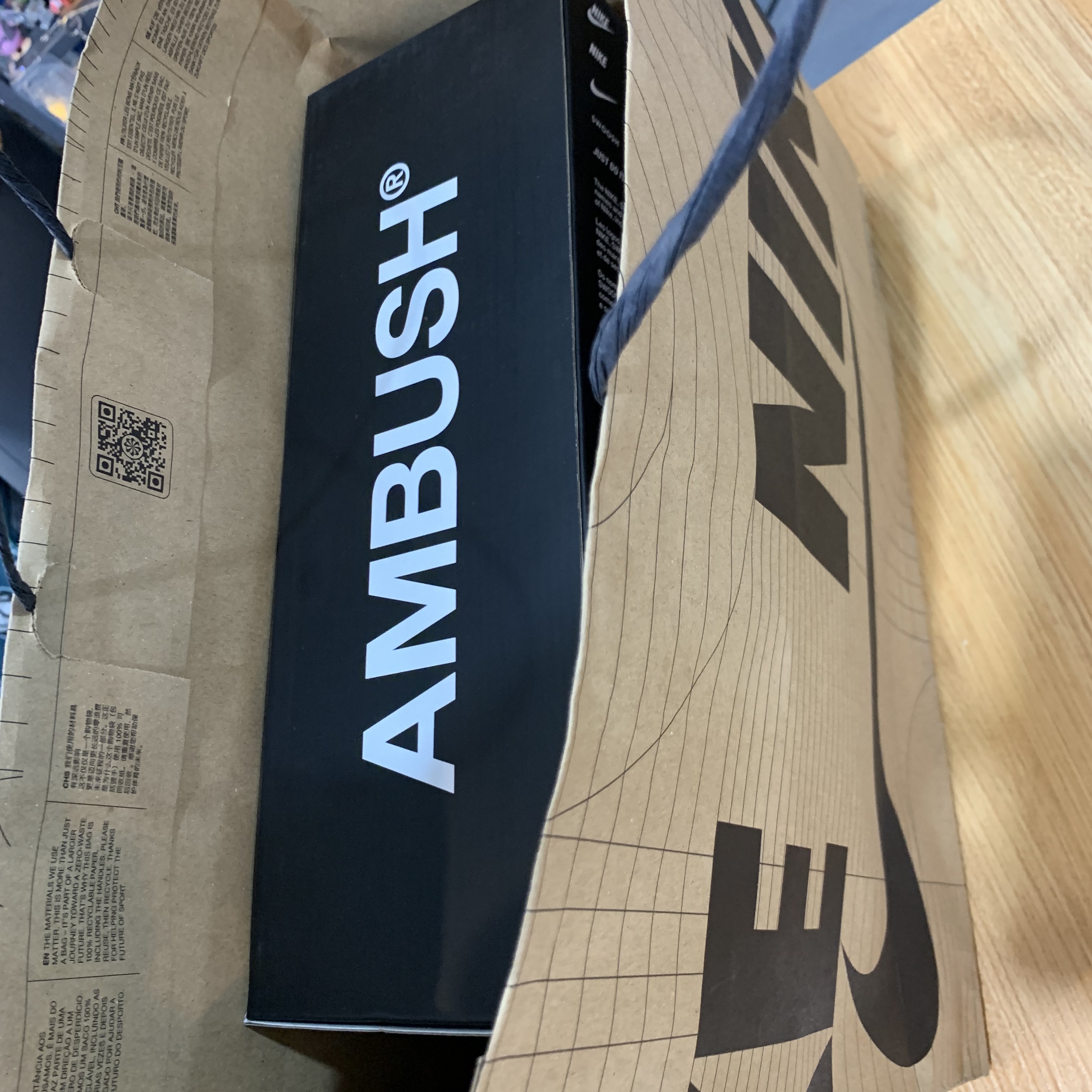 Nike x Ambush Dunk High Black 착용 스타일
