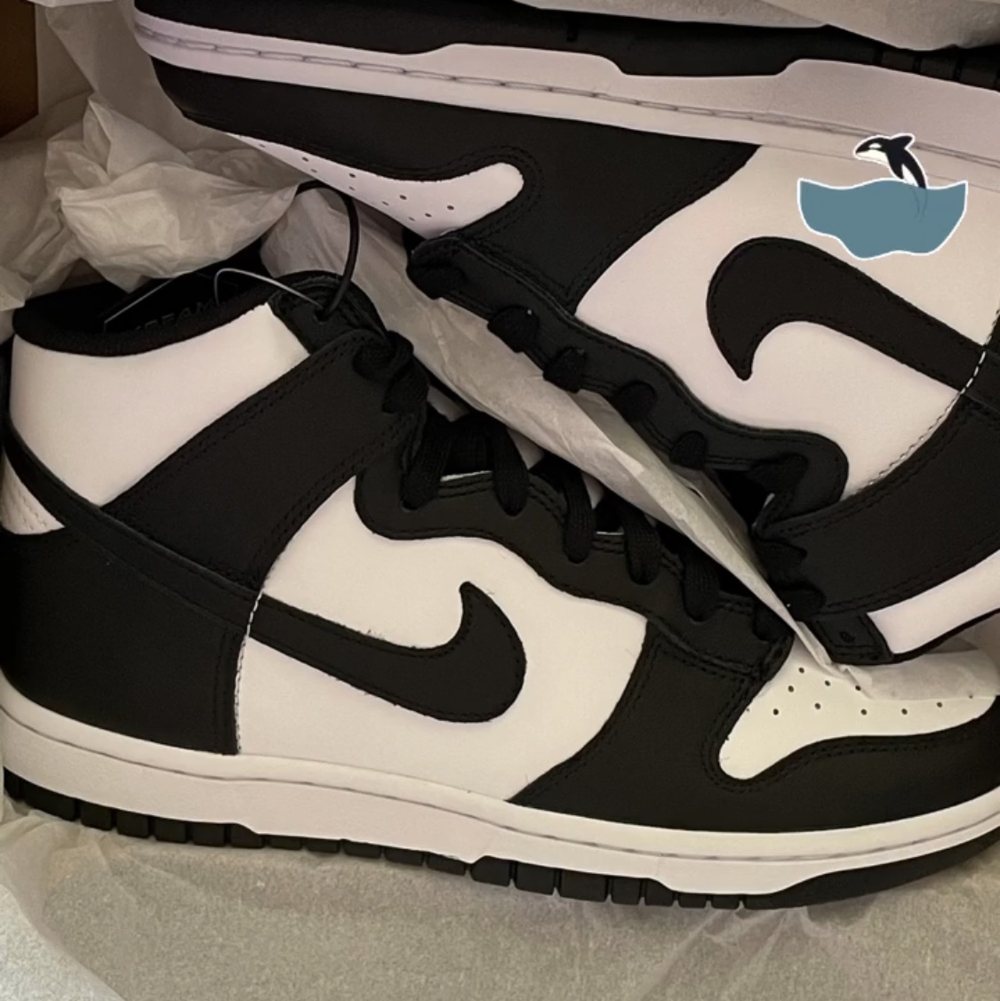 Nike Dunk High Retro Black and White 착용 스타일
