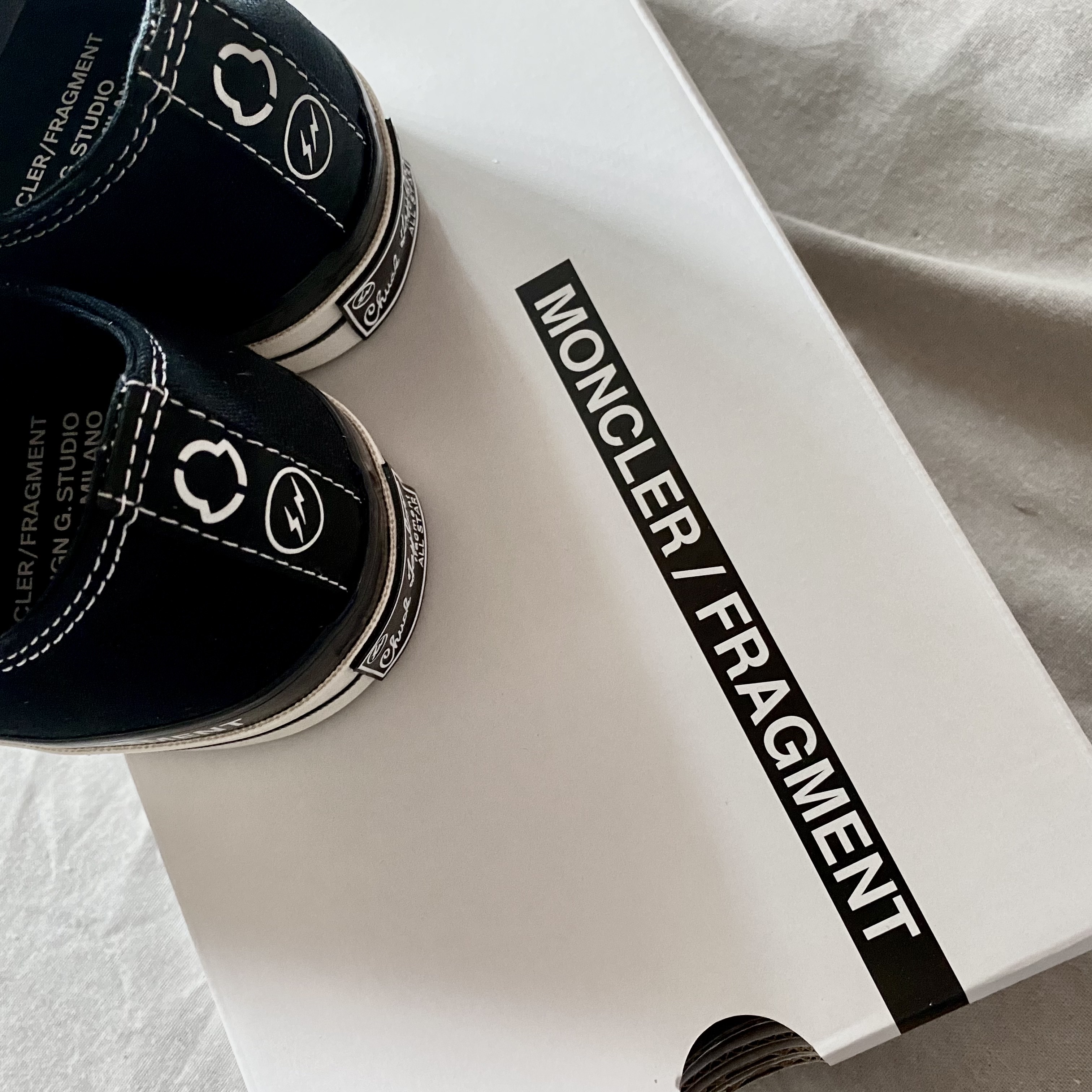 Converse x Moncler x Fragment Chuck 70 Ox Fraylor III Black 착용 스타일 - 2