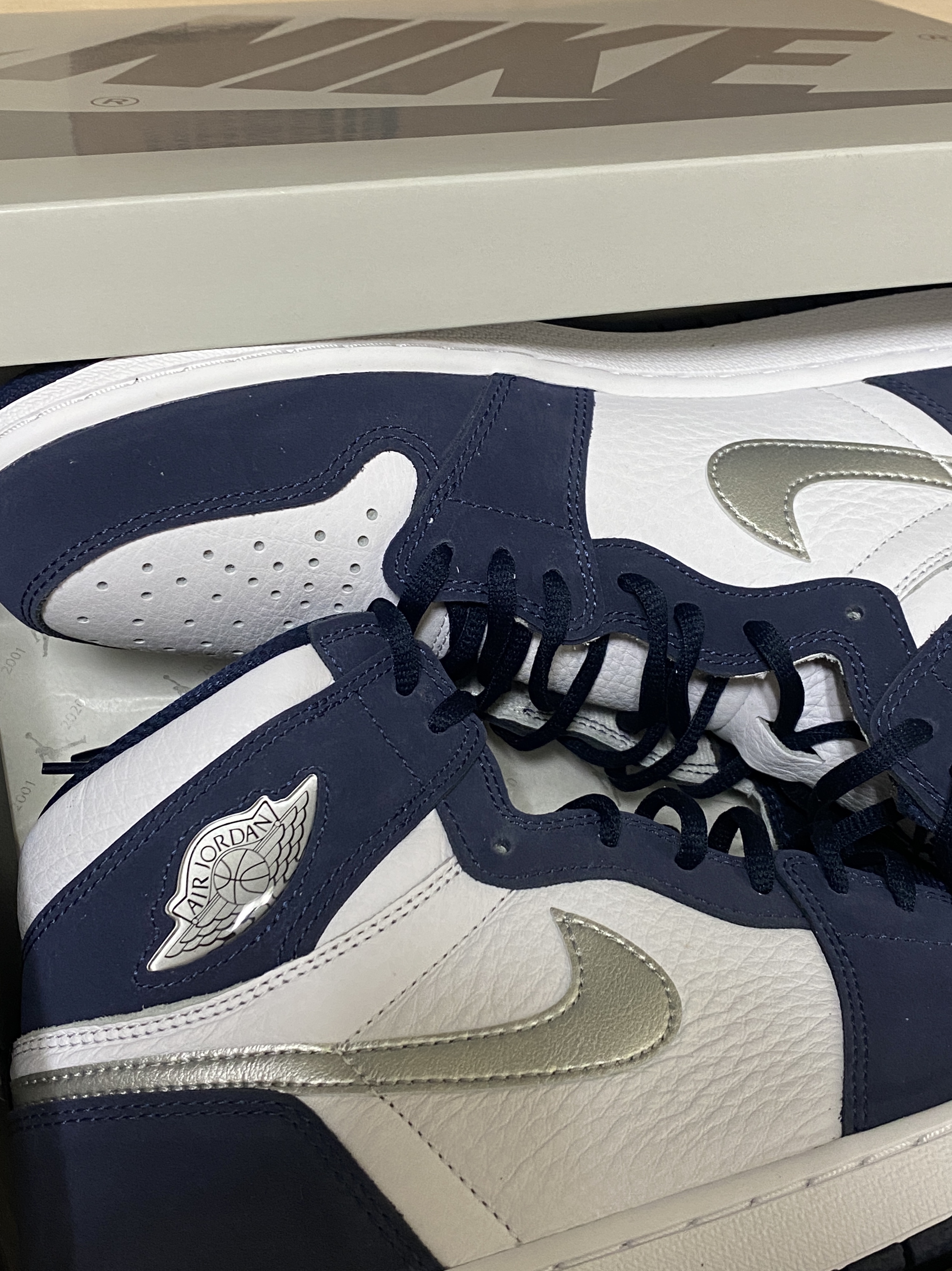 Jordan 1 Retro High OG CO.JP Midnight Navy 착용 스타일