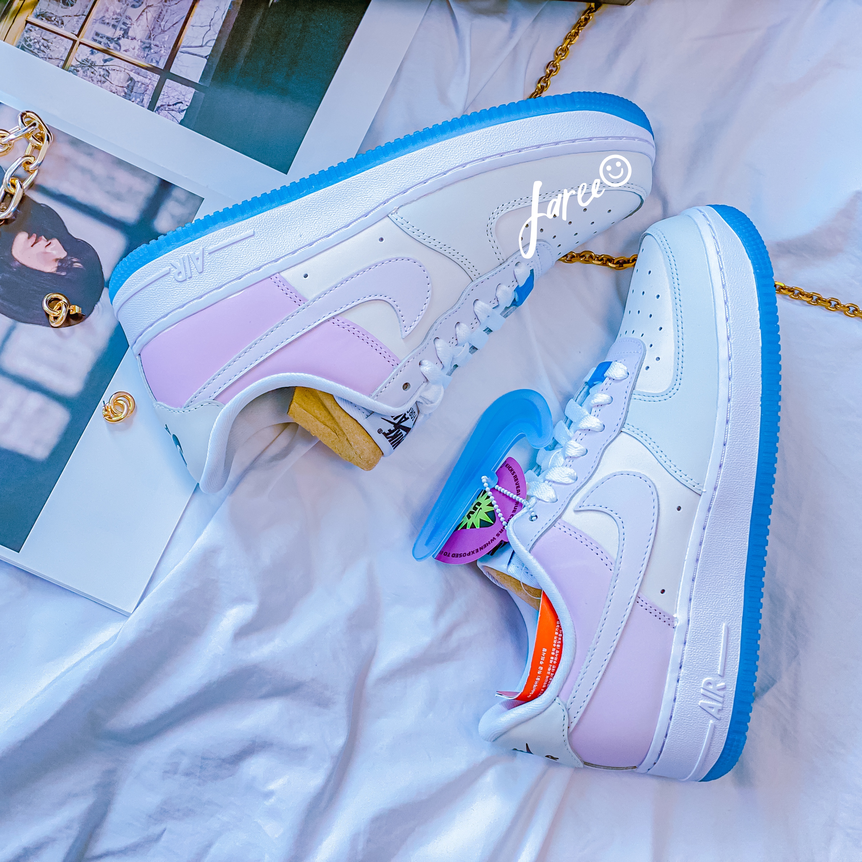 (W) Nike Air Force 1 '07 LX Photochromic 착용 스타일 - 1