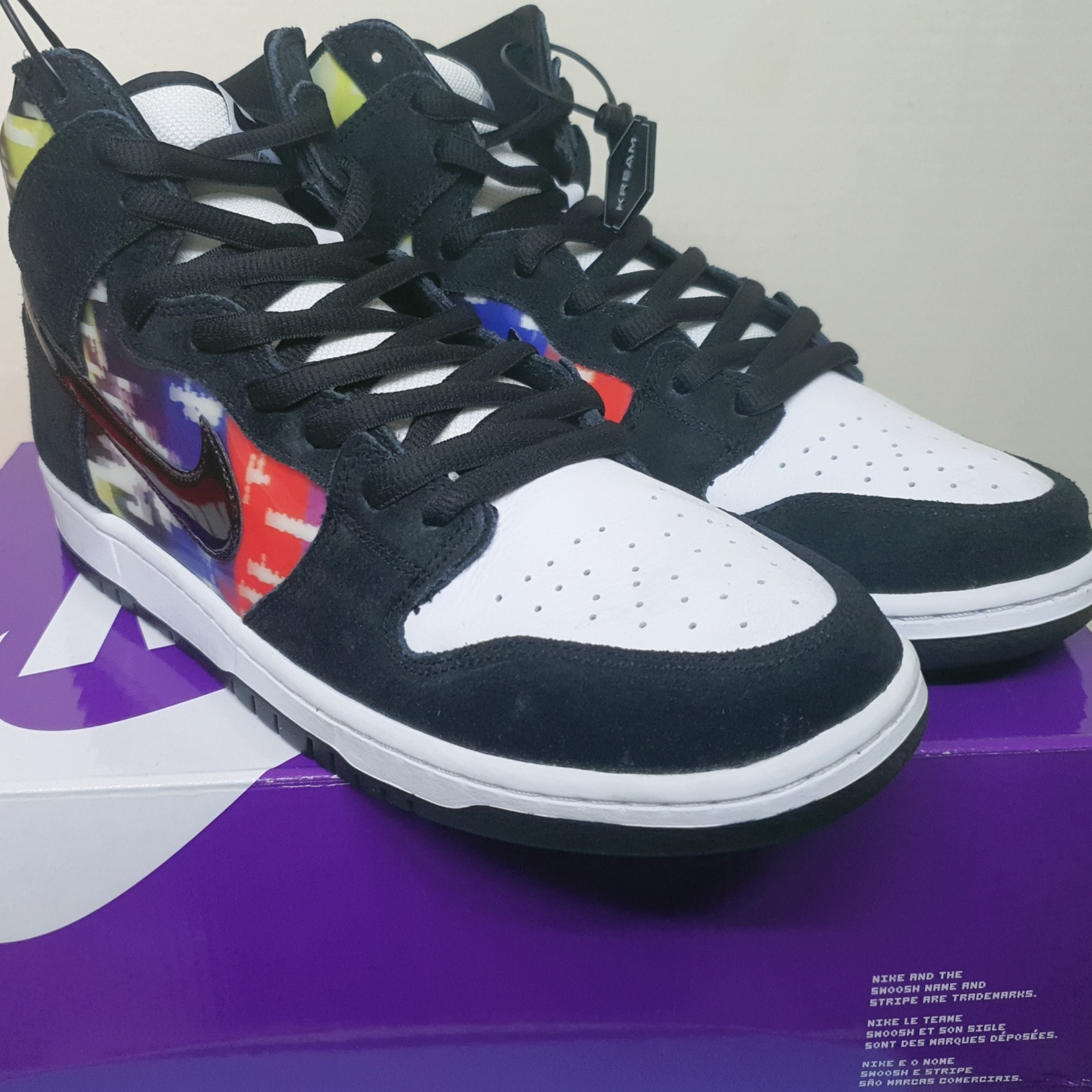 Nike SB Dunk High Pro Test Pattern 착용 스타일