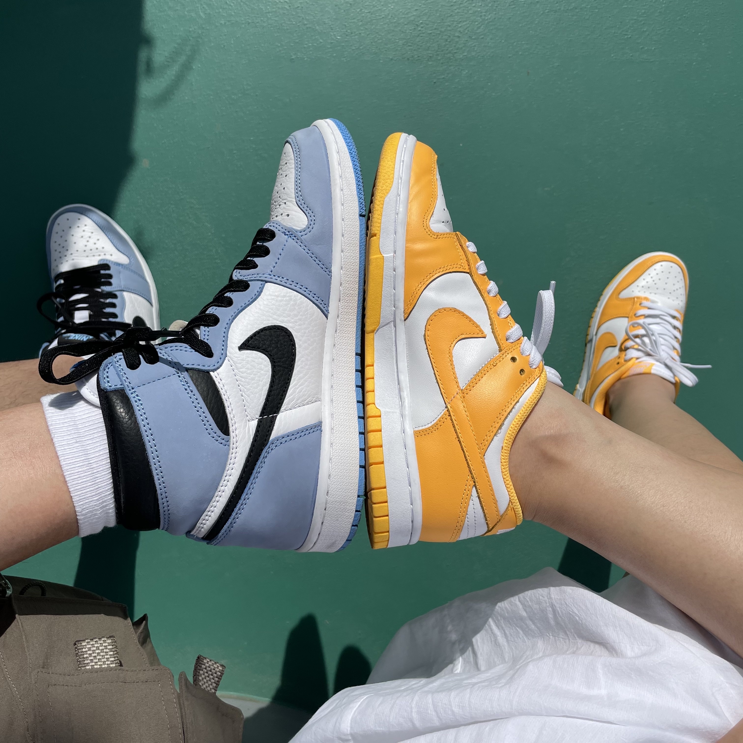 Jordan 1 Retro High OG University Blue, (GS) Jordan 1 Retro High OG University Blue 착용 스타일